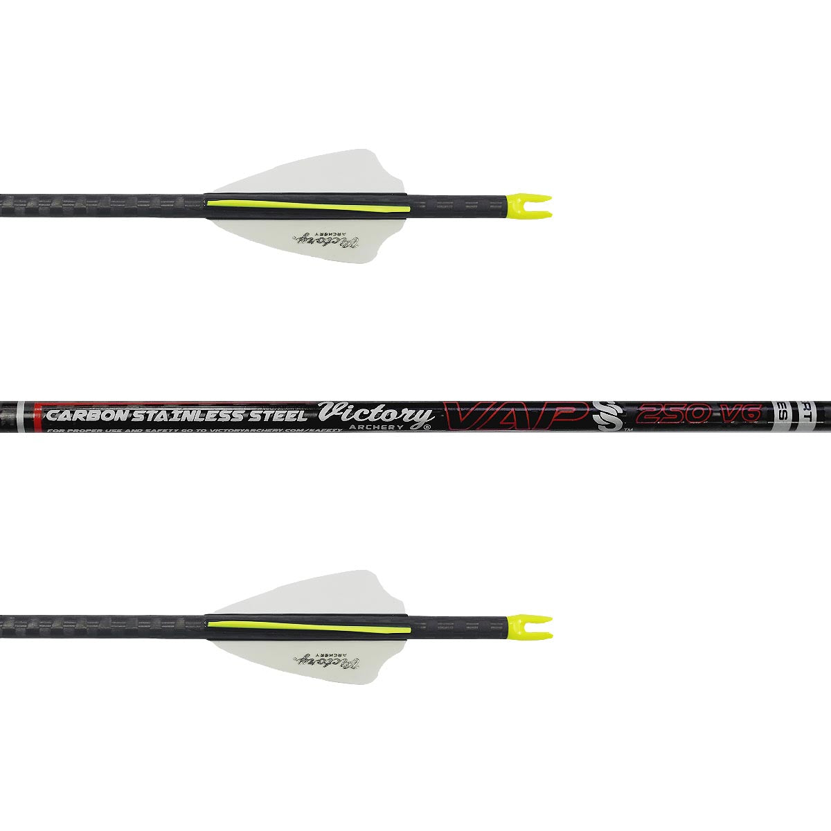 Victory VAP SS Sport V6 Arrows - Premium Carbon Hunting Arrows with Vanes for Target Practice & Outdoor Shooting | Perfect for Archery Competitions & Bow Hunting