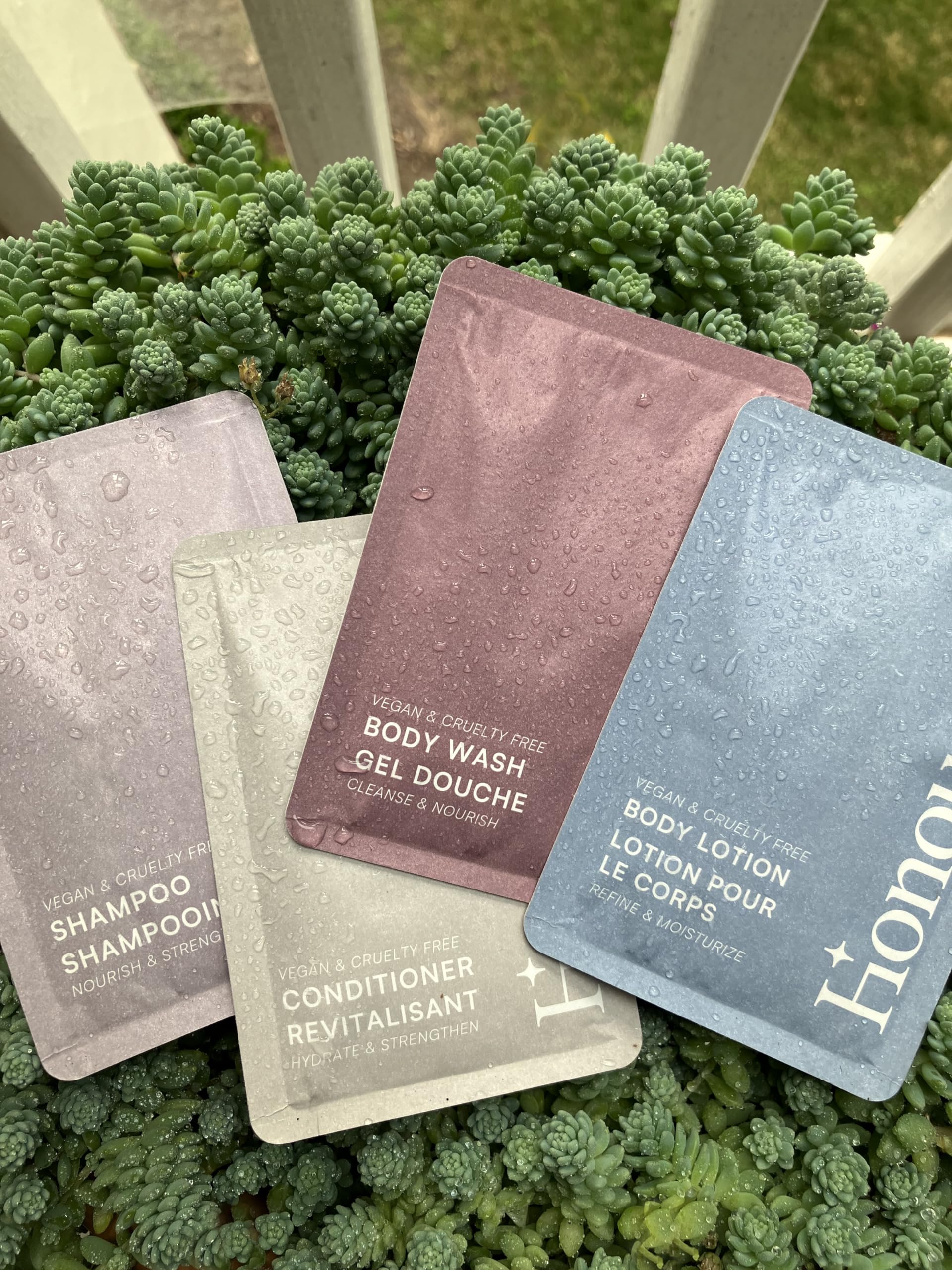 Honour Papersnap Conditioner - Vegan, Cruelty-Free, Sulfate-Free Hair Conditioner - 150 Single-Use Travel Size Packs for Hotels, Gyms, Camping & On-The-Go Hair Care