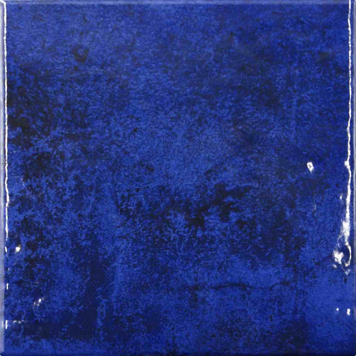 Premium Porcelain Pool Tile - Classic Cobalto Blue 6x6 Inch - Durable & Waterproof for Swimming Pools, Spas & Backyard Landscaping