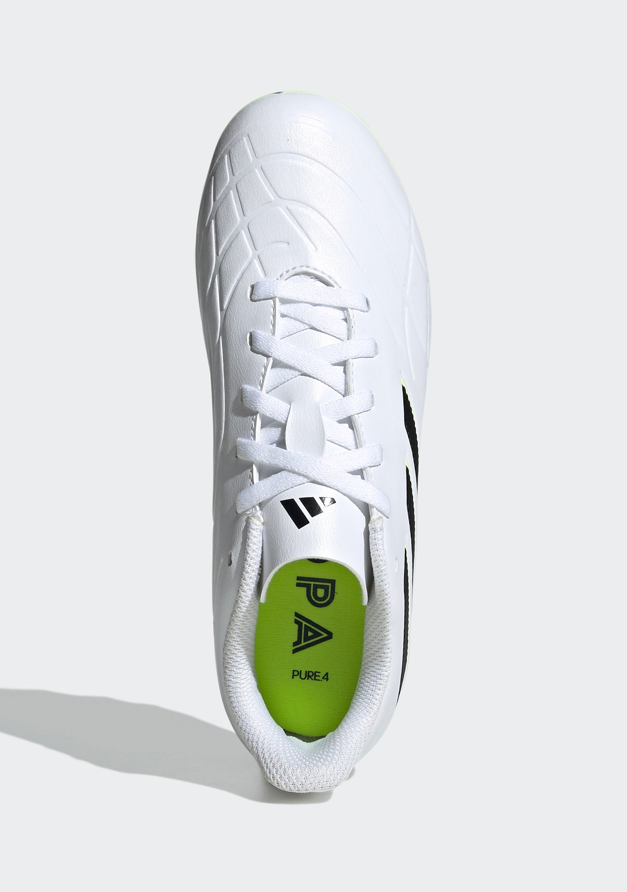 Adidas Kids' Copa Pure.4 Flexible Ground Soccer Cleats - Lightweight Football Shoes for Youth Players - Perfect for Training & Matches on Natural Grass Fields
