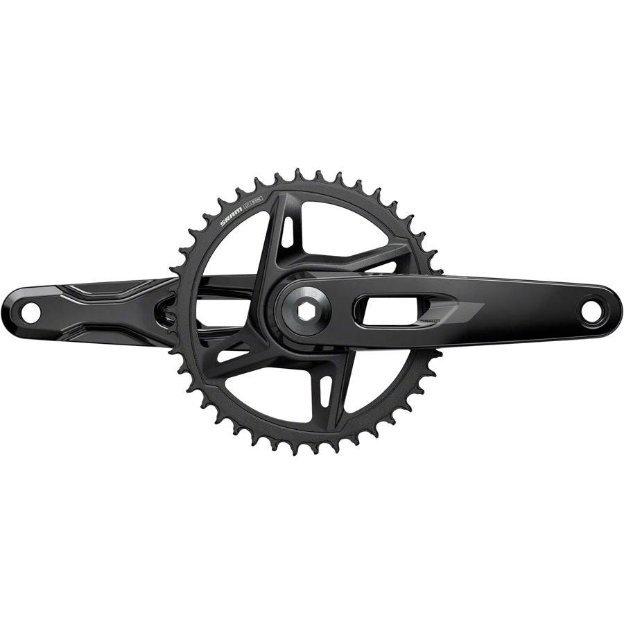 SRAM Rival 1x XPLR Wide Crankset 172.5mm - 12/13 Speed, 42t, 8 Bolt Direct Mount, DUB Spindle, Black (E1) | Perfect for Gravel & Cyclocross Bikes