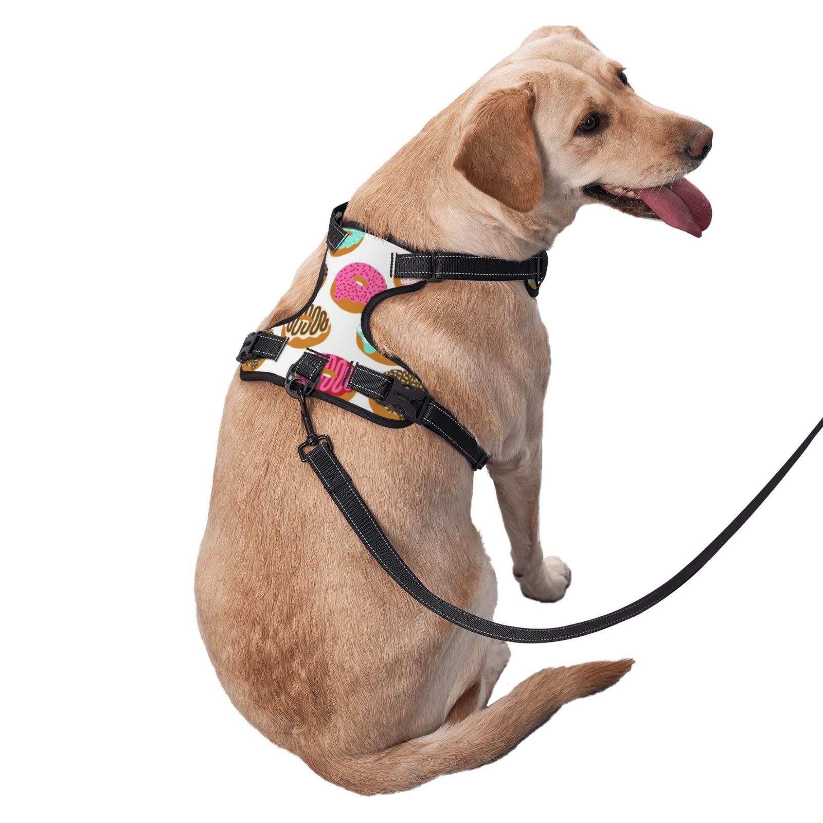 Soft Mesh Dog Harness & Leash Set - Breathable Step-in Vest for Walking, No Pull Adjustable Pet Harness with Reflective Strips for Puppies & Small Dogs | Perfect for Summer Outdoor Activities & Nighttime Safety
