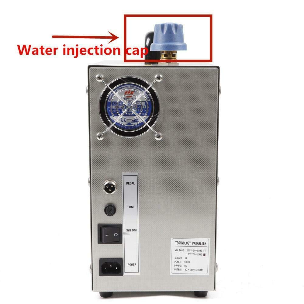 110V 1300W Jewelry Steam Cleaner Machine - 2L Stainless Steel Jewelry Cleaning System for Gold, Silver & Diamonds | Fast Deep Cleaning for Rings, Necklaces, Watches & More | US Stock & Fast Shipping