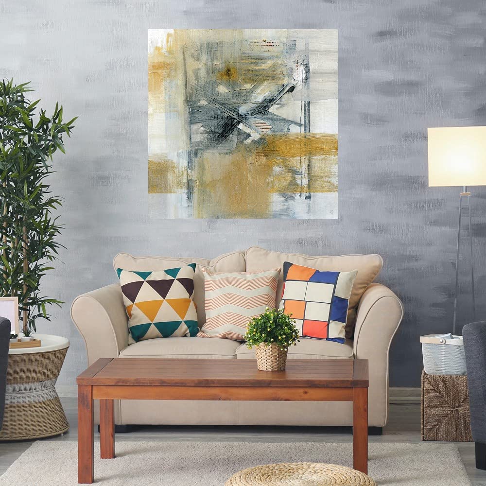 Susan Jill Fine Art Canvas Wall Decor - 32x32 Inch Ready to Hang Abstract Painting for Living Room, Bedroom, Office - Modern Home & Office Wall Art - Perfect for Gifts and Interior Design