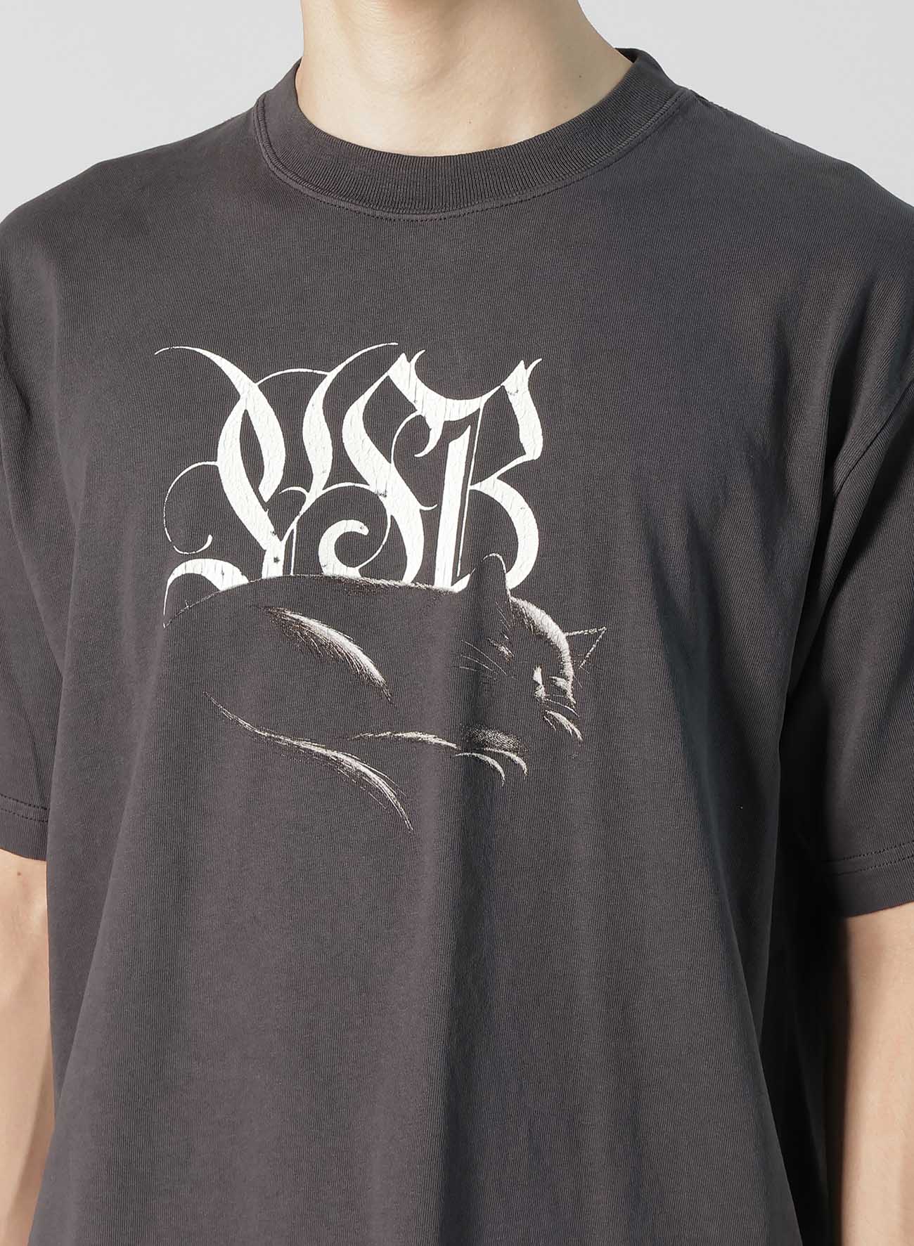 Stylish Cat Print T-Shirt for Men & Women - Soft Cotton Graphic Tee for Casual Wear & Cat Lovers