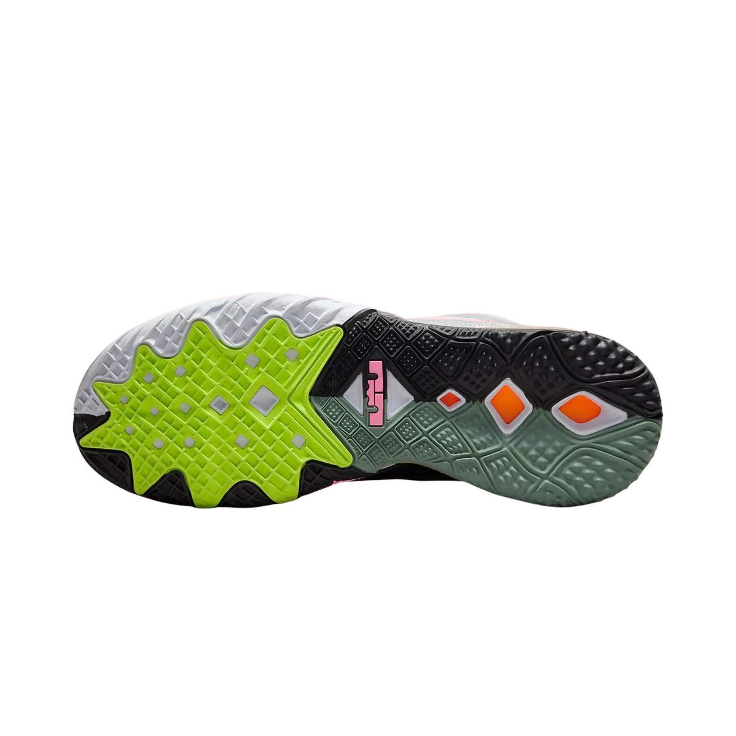 Nike LeBron XVIII Low Basketball Shoes - Light Smoke Grey & Sunset Pulse - Perfect for Outdoor & Indoor Court Play