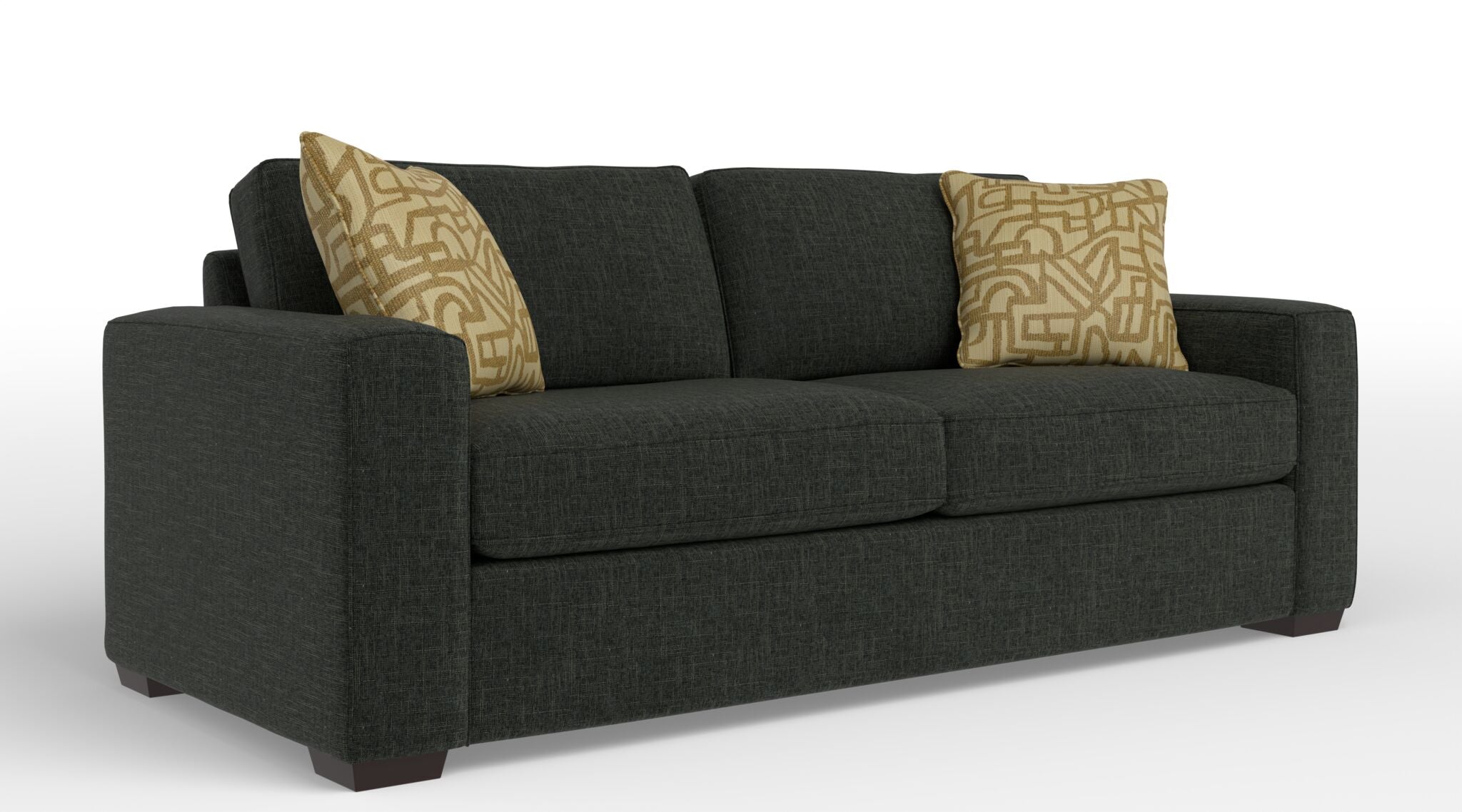 Celeste Sofa - Modern Bondi Dark Grey Fabric Sectional Couch for Living Room, Lounge & Family Room Comfort