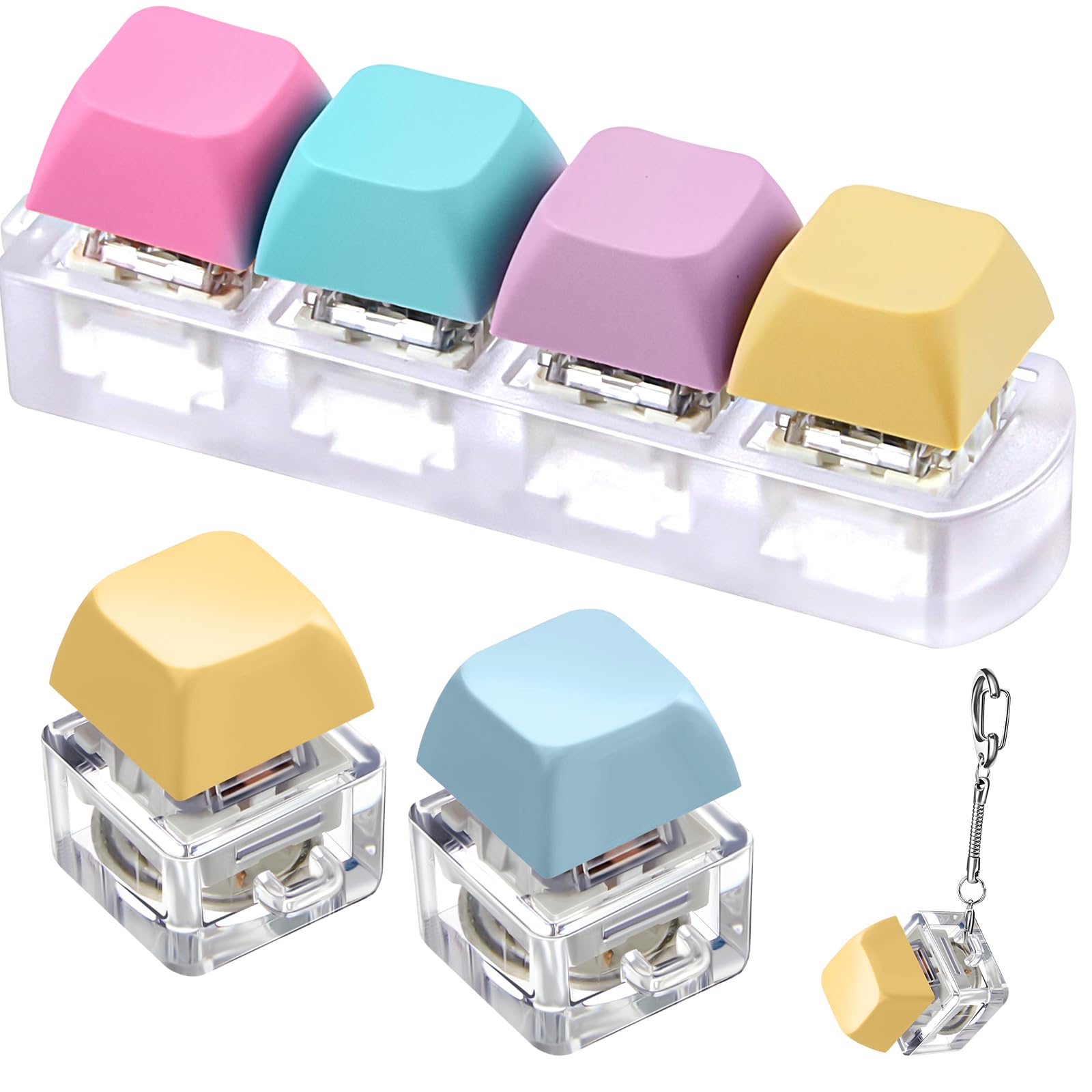 3Pcs Keyboard Clicker Toy - Stress Relief for Adults & Office Gifts
