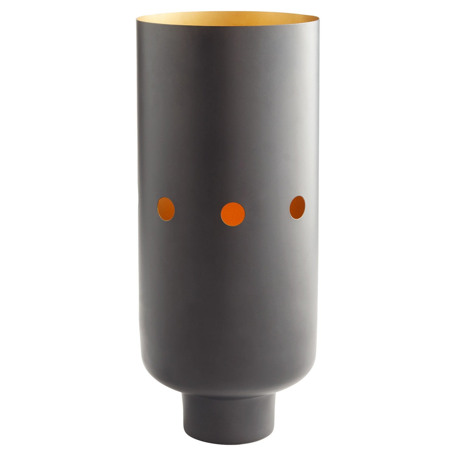 Cyan Design 11522 Naktis Vase - Black Tall Modern Ceramic Home Decor for Living Room, Dining Table, Wedding Centerpiece