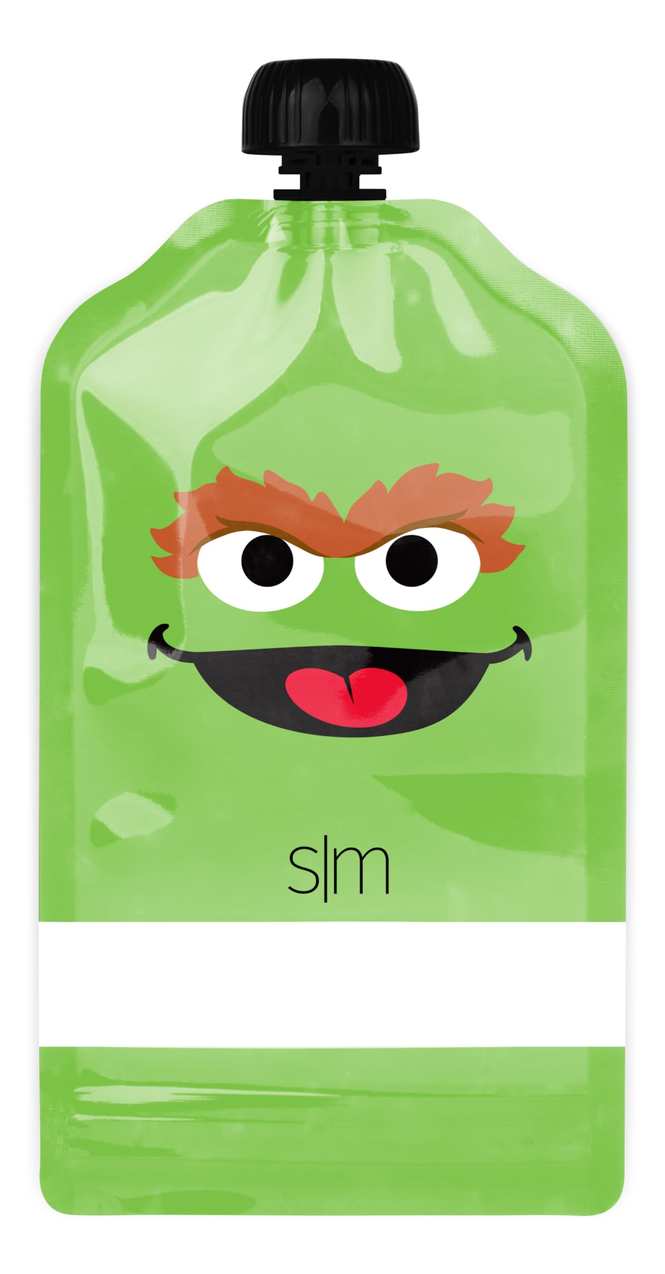Sesame Street Reusable Baby Food Pouches 10 Pack (5oz) - BPA Free, Food Safe & Freezer Safe | Refillable for Applesauce, Yogurt & Puree | Toddler Snack Pouch for On-the-Go, Daycare & Travel