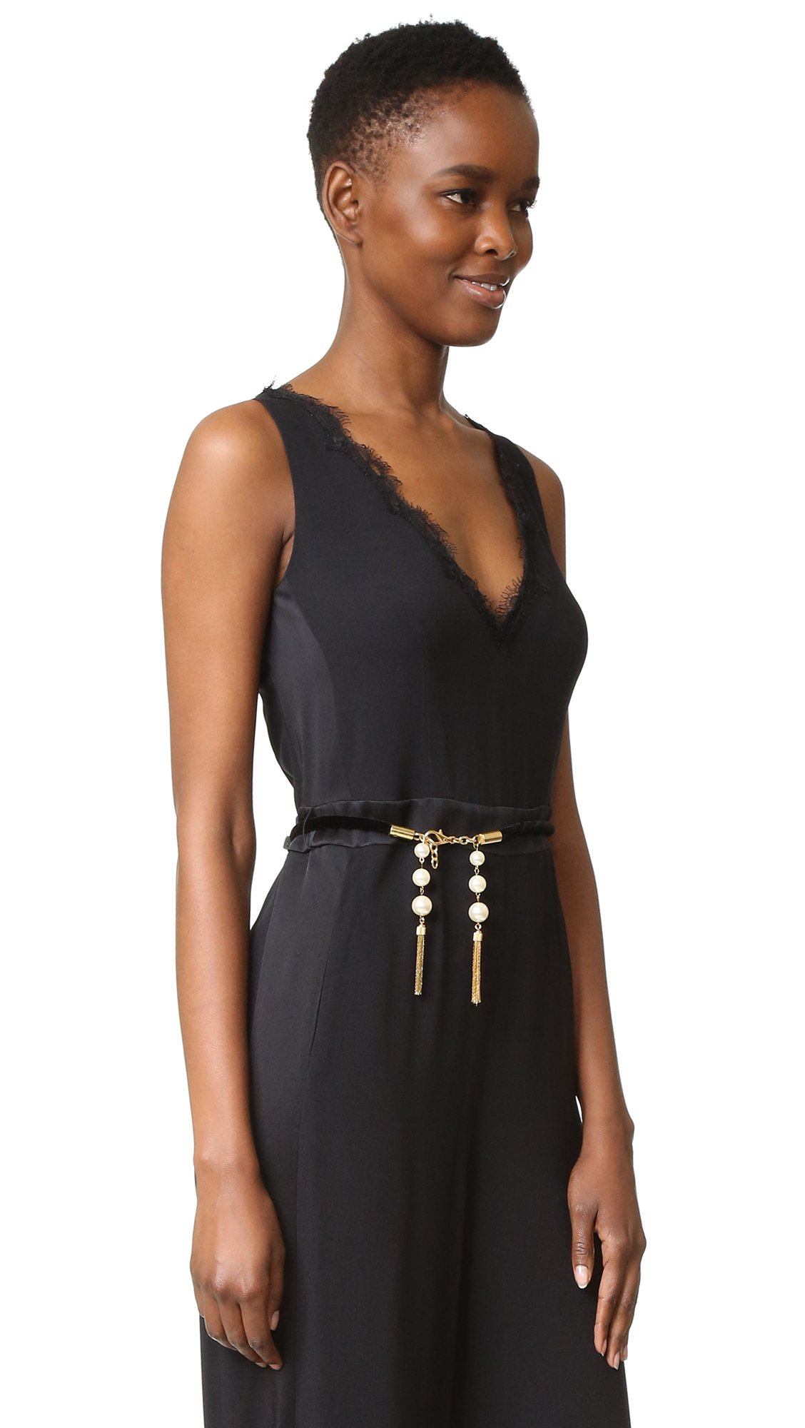 Rachel Zoe Women's Abby Crepe Jumpsuit - Elegant One-Piece Romper with V-Neck & Wide Leg for Casual Outings, Parties & Special Occasions