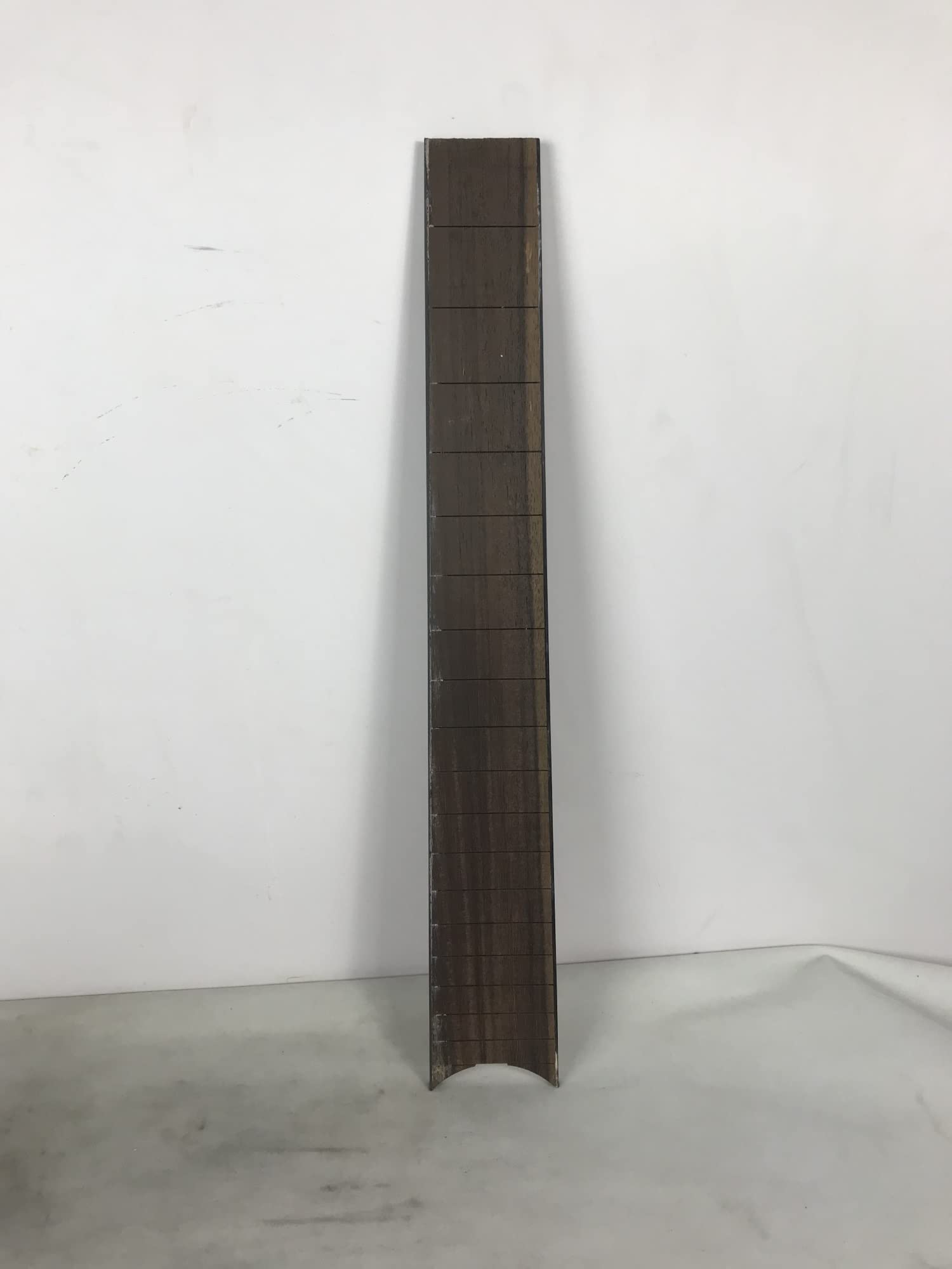 Rosewood Fretless Fingerboard 19-Fret Acoustic Guitar Replacement Neck - Unfinished DIY Guitar Neck for Custom Builds & Repairs | Perfect for Luthiers & Musicians