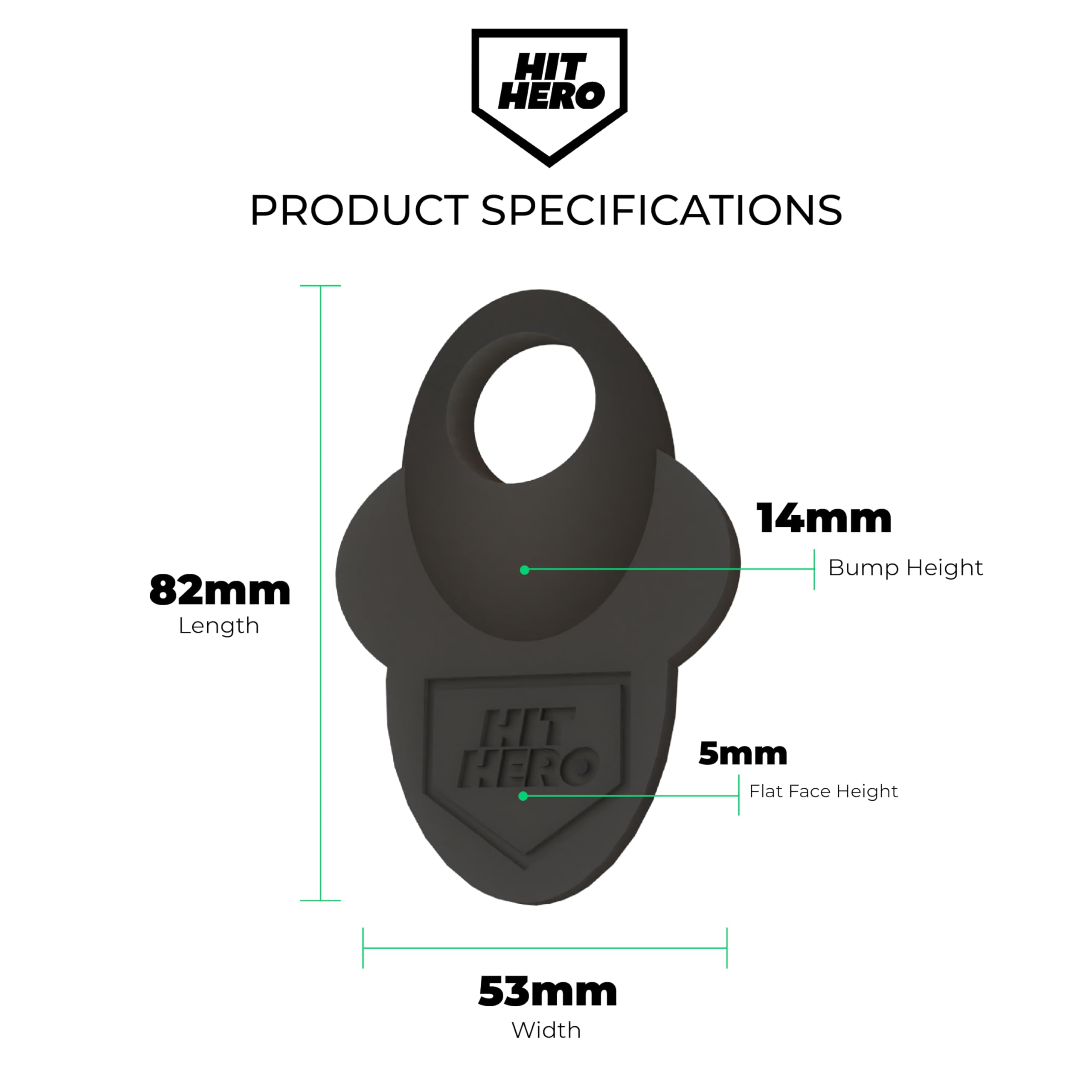Baseball Thumb Guard - Protective Batting Grip for Hitters | Finger Guard Accessory to Reduce Bat Sting & Improve Swing | Perfect for Training, Games & Youth Baseball Practice