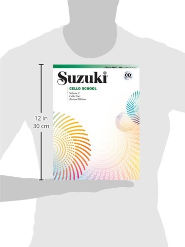 Suzuki Cello School Volume 2 Revised Edition - Cello Part with CD for Students & Teachers | Classical Music Learning, Practice & Performance