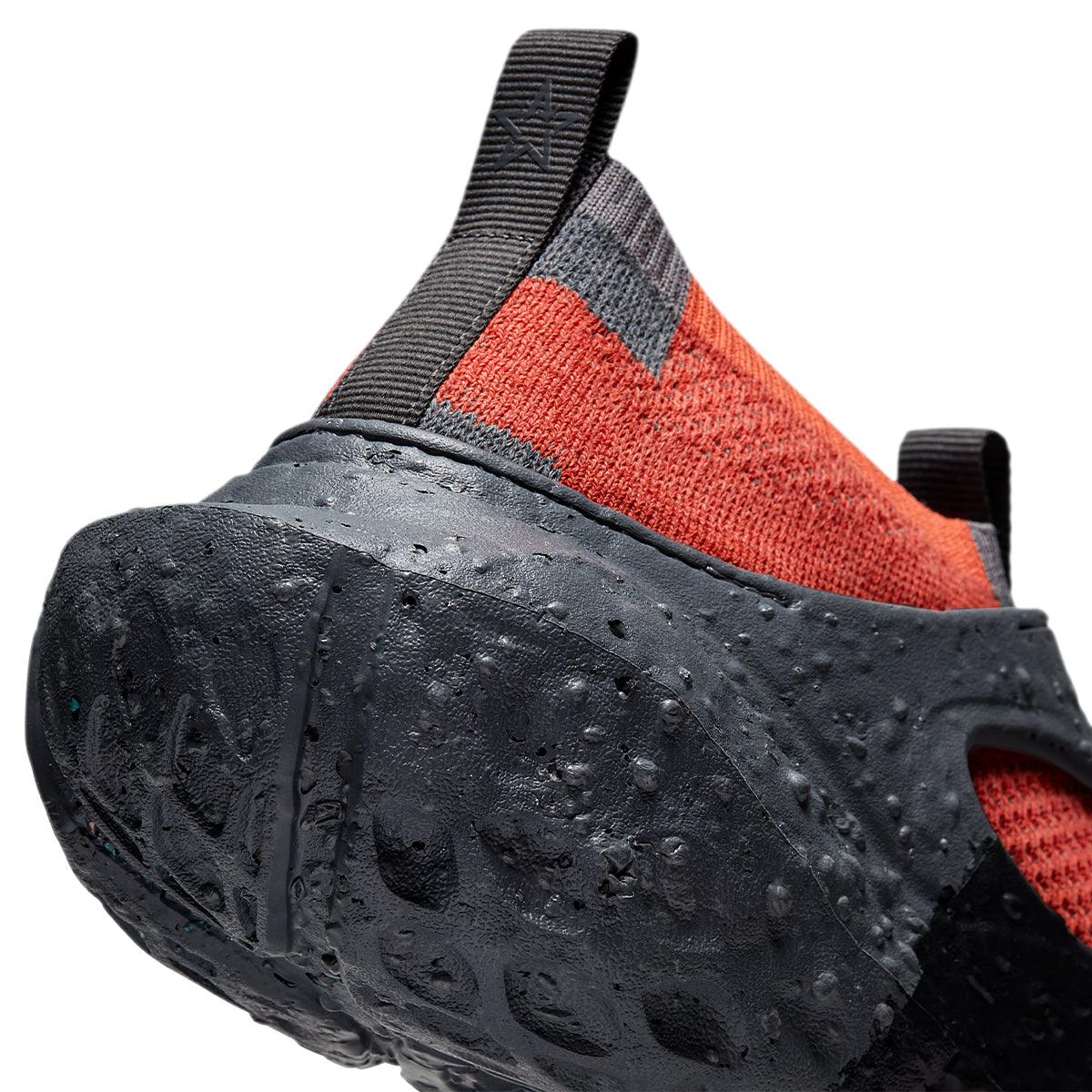 ACW* Sponge Crater CX Sneakers - Dark Grey & Tangerine Tango Colorway | Men's Streetwear Fashion Shoes for Urban Style & Casual Wear