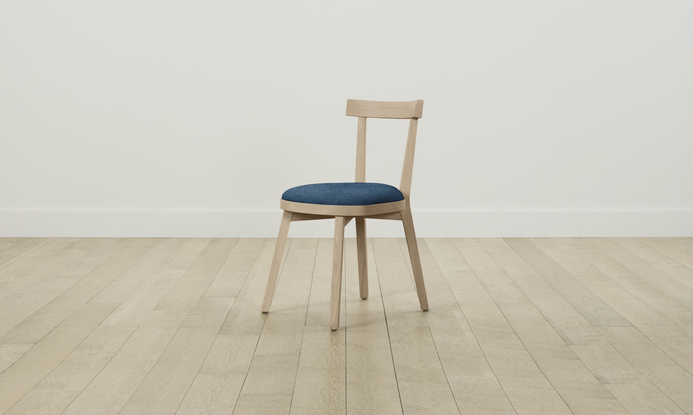 Allen Dining Chair - Performance Tweed Denim Upholstery - Modern Kitchen & Dining Room Furniture for Home & Office Use