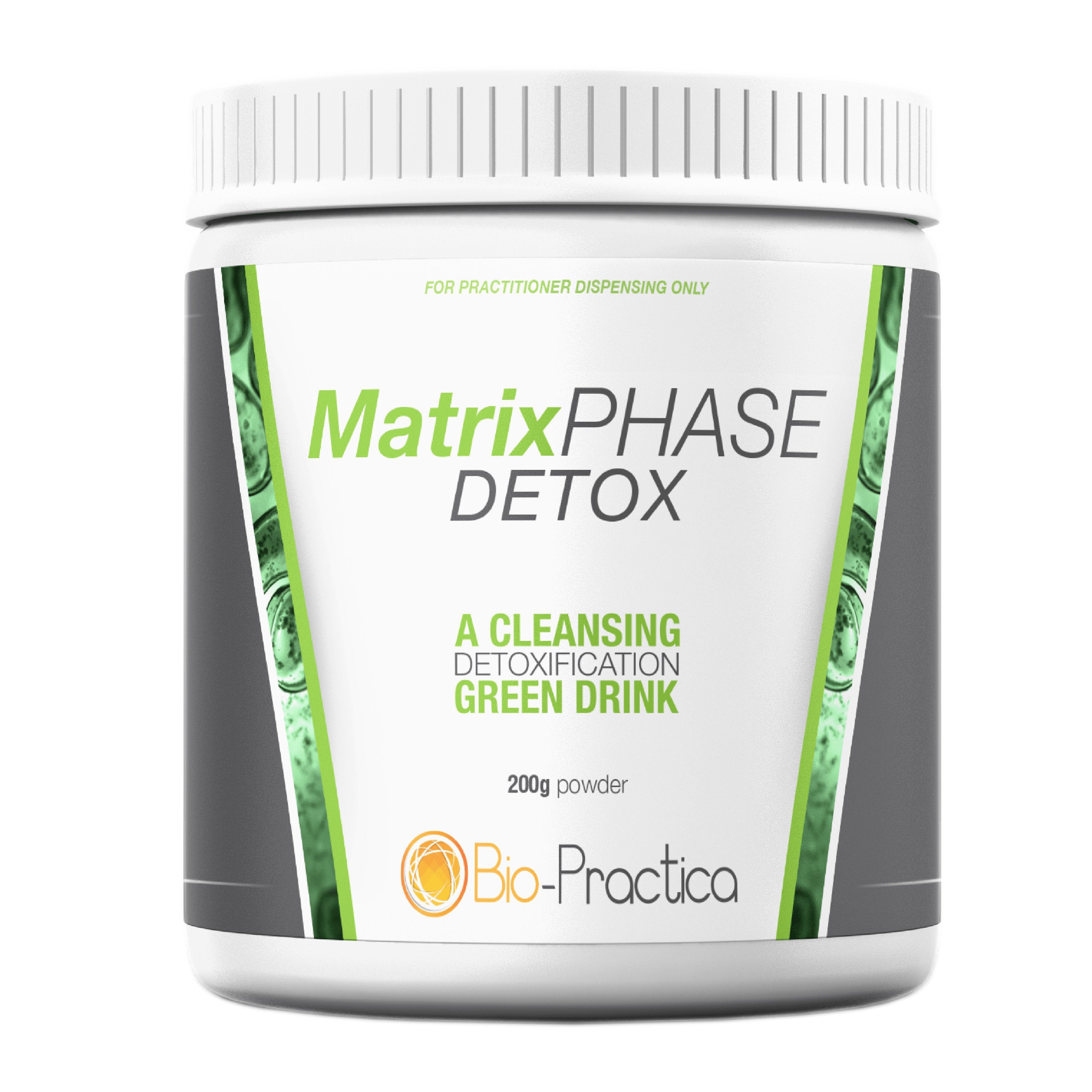 Bio Practica Matrix Phase Detox Powder - Natural Body Cleansing Supplement for Weight Management & Digestive Health | Perfect for Post-Holiday Detox & Wellness Routines