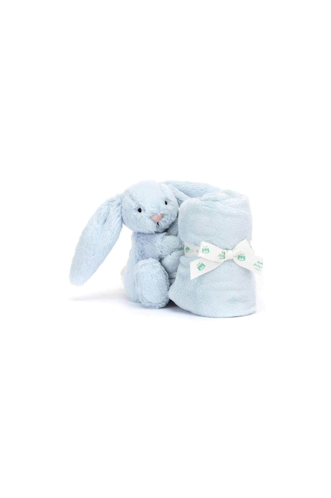 Jellycat Bashful Blue Bunny Soother - Ultra Soft Plush Stuffed Animal for Babies & Kids | Perfect for Cuddling, Comfort, and Nursery Decor