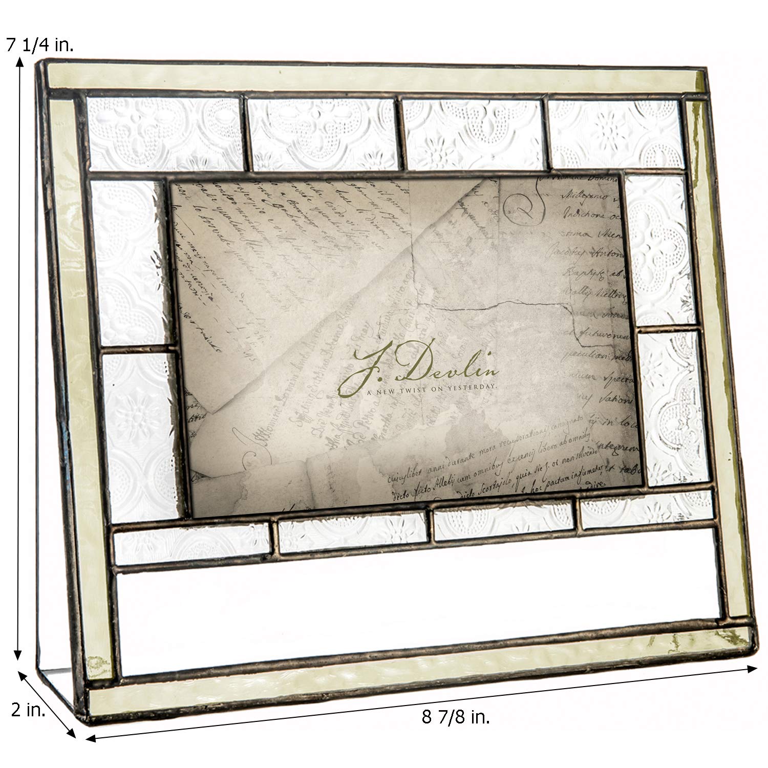 Personalized Engraved Glass Wedding Picture Frame 4x6 - Romantic Couple Gift for Anniversaries & Home Decor