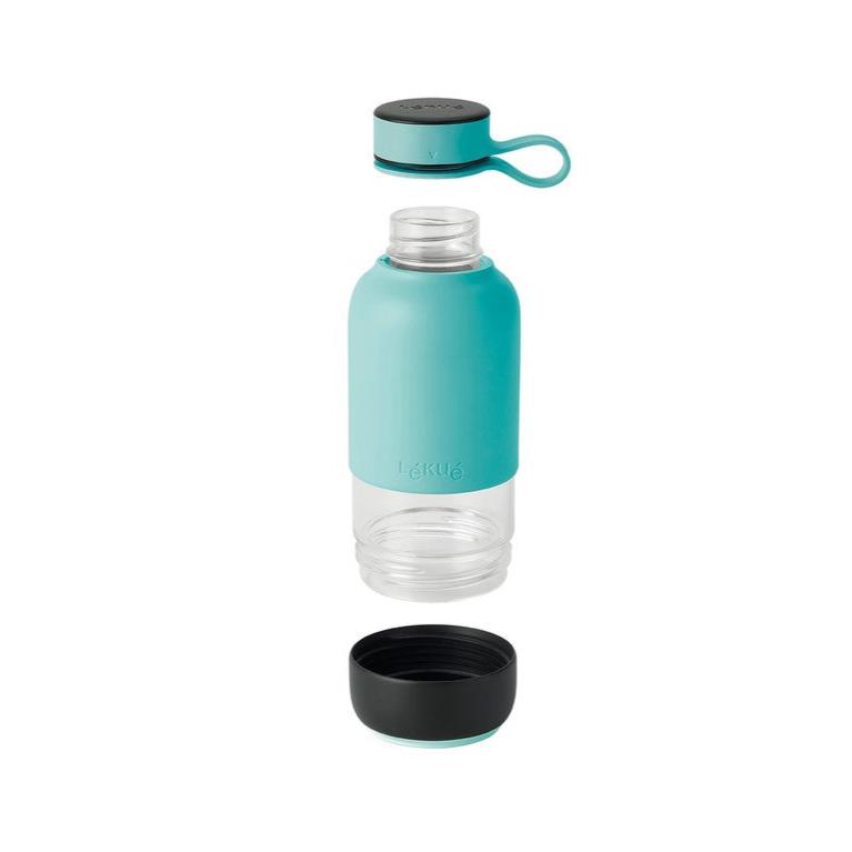 600ml Insulated Water Bottle To Go - Leak Proof & BPA Free, Turquoise - Perfect for Gym, Hiking & Outdoor Activities