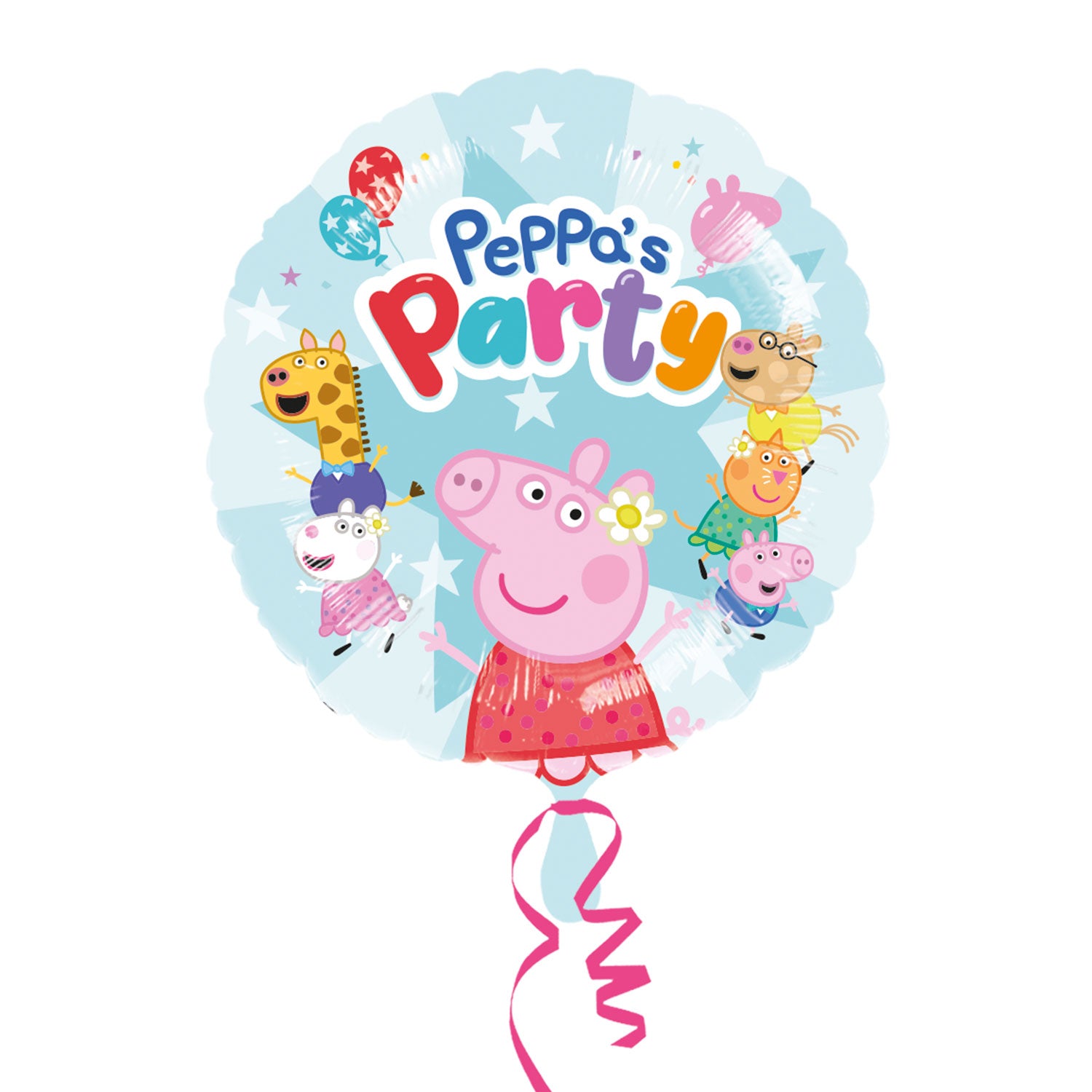 45cm Standard HX Peppas Party S60 Balloon - Perfect for Birthday Parties, Baby Showers & Celebrations - Latex Balloons for Decorations & Events