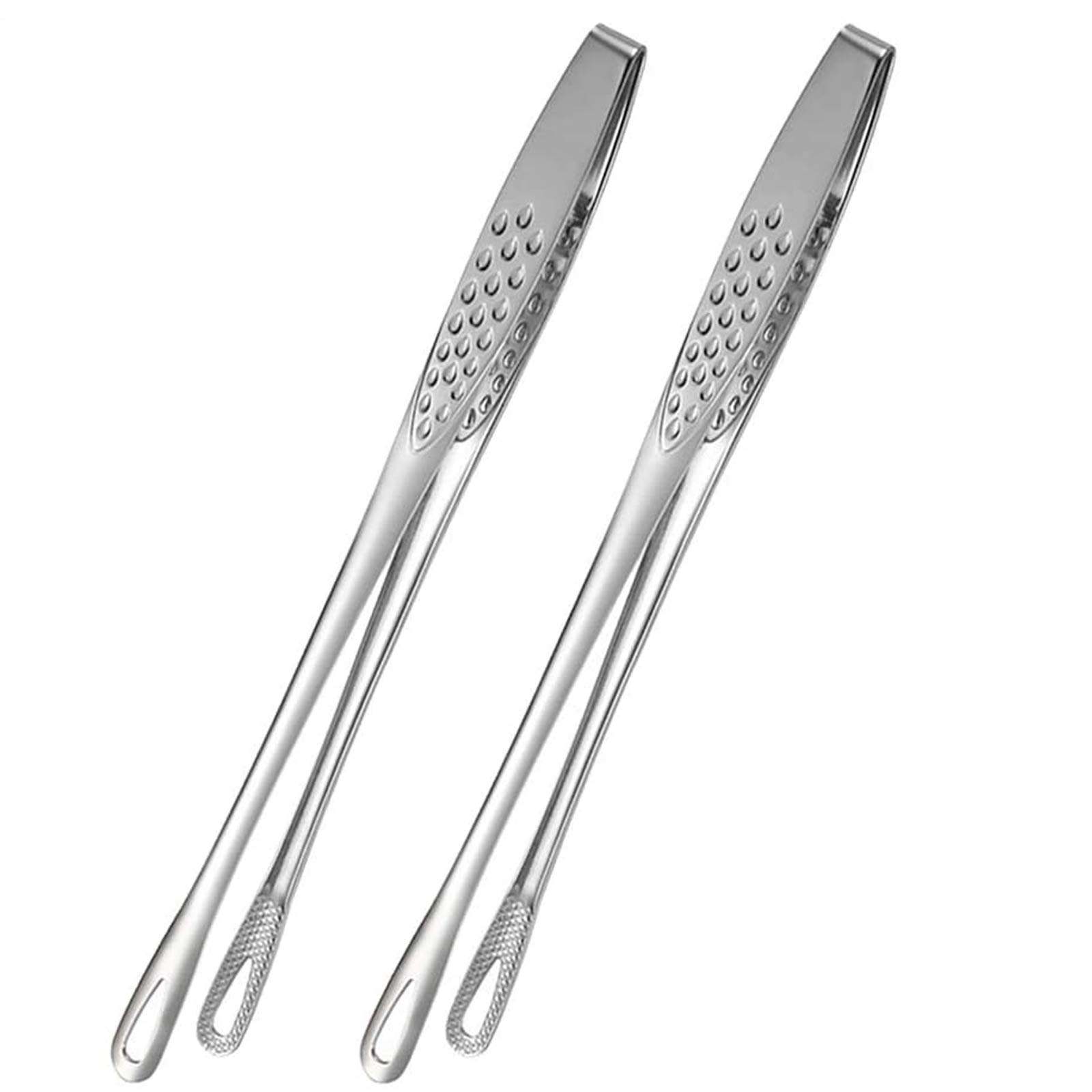 2-Pack Stainless Steel BBQ Tongs 9.6