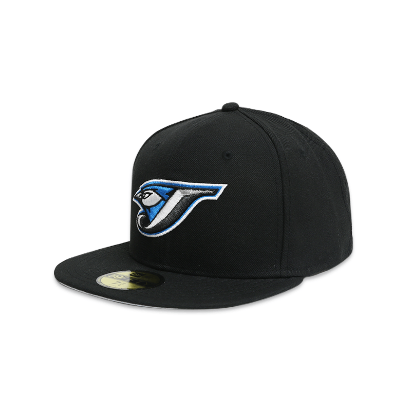 Toronto Blue Jays Black Fitted Baseball Cap - Adjustable Snapback Hat for Men & Women - Perfect for Games, Sports & Casual Wear