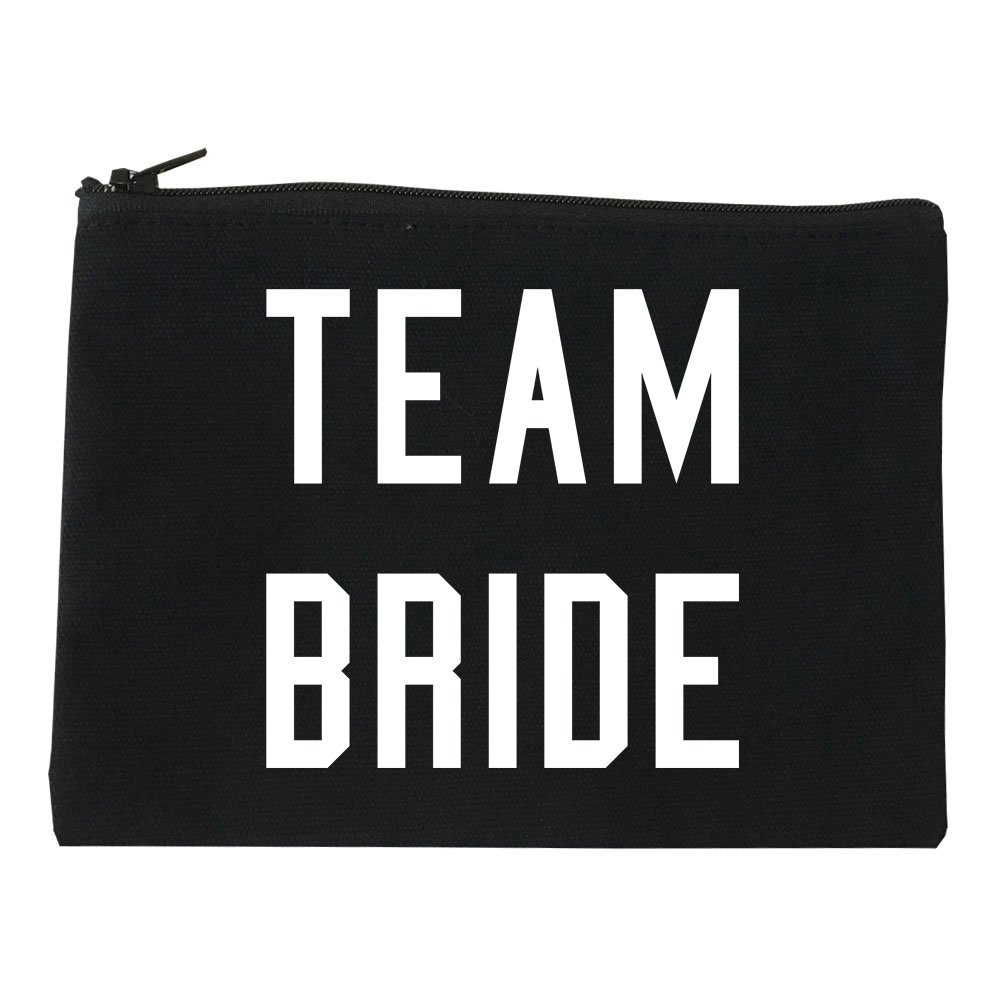Team Bride Wedding Bachelorette Cosmetic Makeup Bag - Perfect for Bridal Party Gifts, Bachelorette Party Favors & Travel Makeup Organizer
