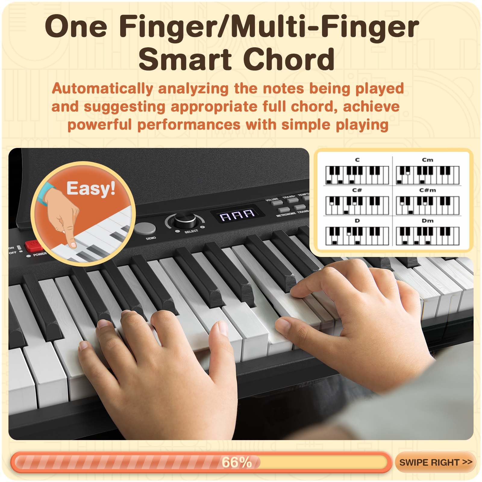 Best Electric Piano Keyboard with Pedal - 61 Key Portable Digital Piano w/ 128 Tones, Bluetooth & MIDI Support - Includes Bench, Stand, Headphones & Stickers - Perfect for Beginners, Home Practice & Live Performances (FPK61)