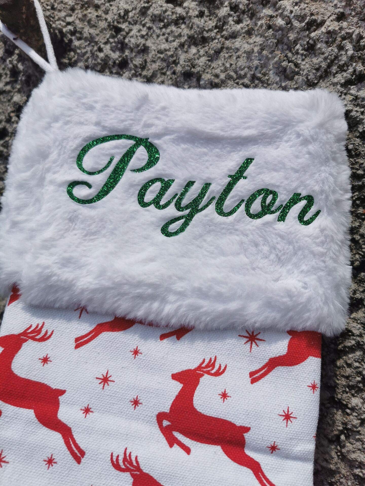 Personalized Christmas Stockings for Home Decor - Custom Name Embroidery Holiday Stockings for Fireplace Mantel, Gifts & Festive Decorations