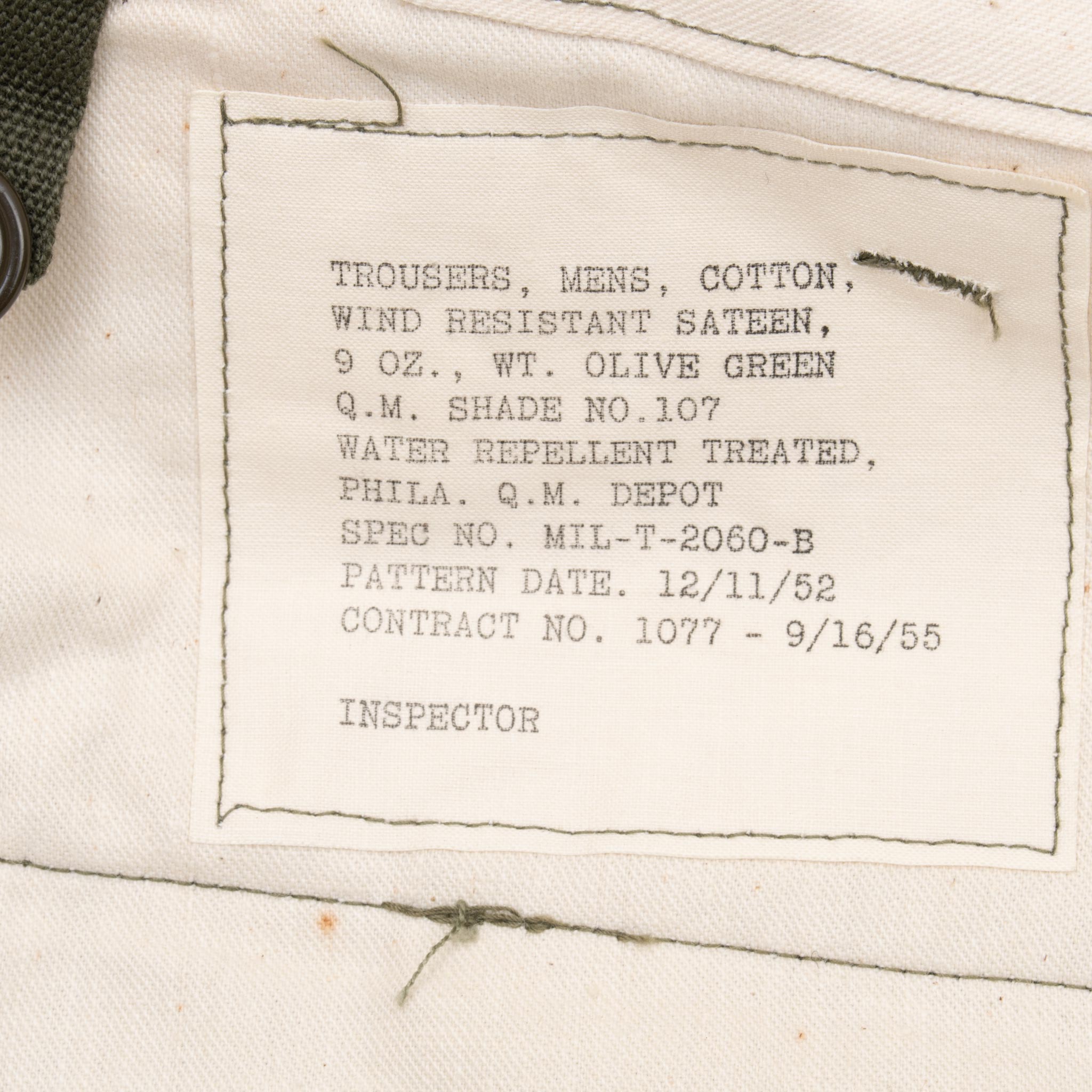 Vintage US Army M51 Field Trousers Pants - 1955 Military Surplus XL Long - Authentic Olive Drab Combat Pants for Outdoor Adventures, Hiking & Vintage Fashion