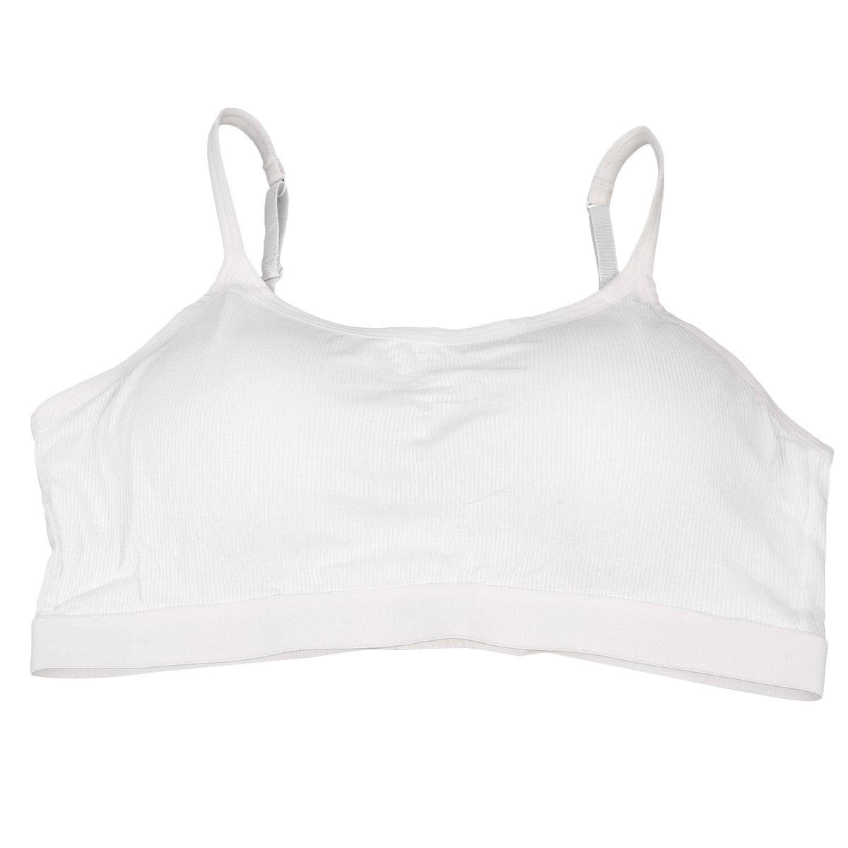 Women's White Wireless Sports Bra - Breathable Stretch Yoga Top with Chest Support - Size L - Workout, Running & Gym Wear - Perfect for Dance, Travel & Lounge - High-Impact Training & Jogging - Home Workouts & Outdoor Activities - CrossFit, Pilates & Hiking - Ideal for Yoga, Fitness & Active Lifestyle - Great for Morning Runs, Gym Sessions & Everyday Comfort - Best for High-Intensity Workouts, Yoga Classes & Casual Wear - Perfect for Workouts, Running, Yoga, Gym & Everyday Wear