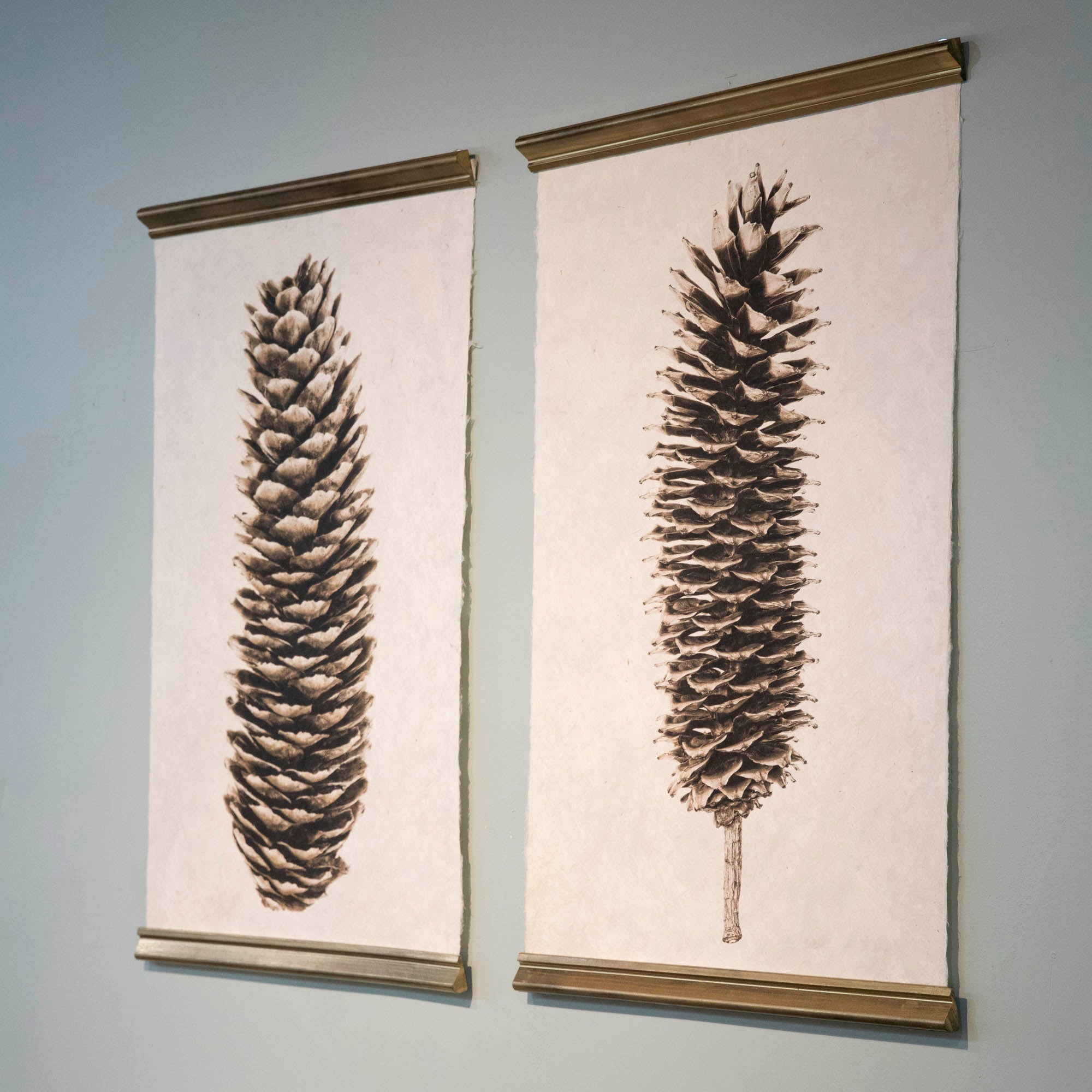 Eastern White Pine Art Print on Nepalese Paper - Handmade Wall Decor for Home, Office & Meditation Spaces