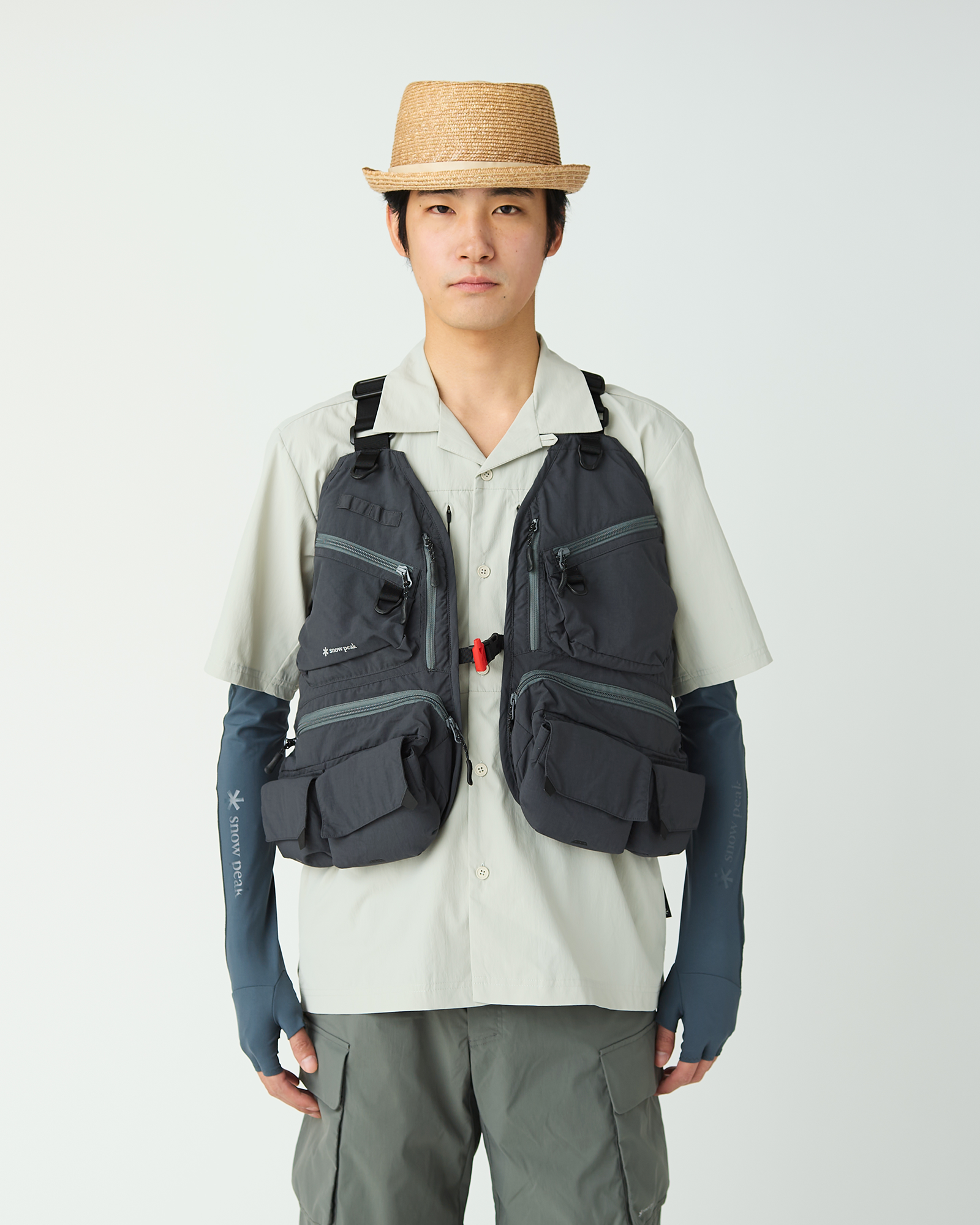 Premium V1 Strap Fly Fishing Vest - Lightweight & Adjustable for Comfort - Perfect for Trout, Bass & Salmon Fishing in Rivers & Lakes