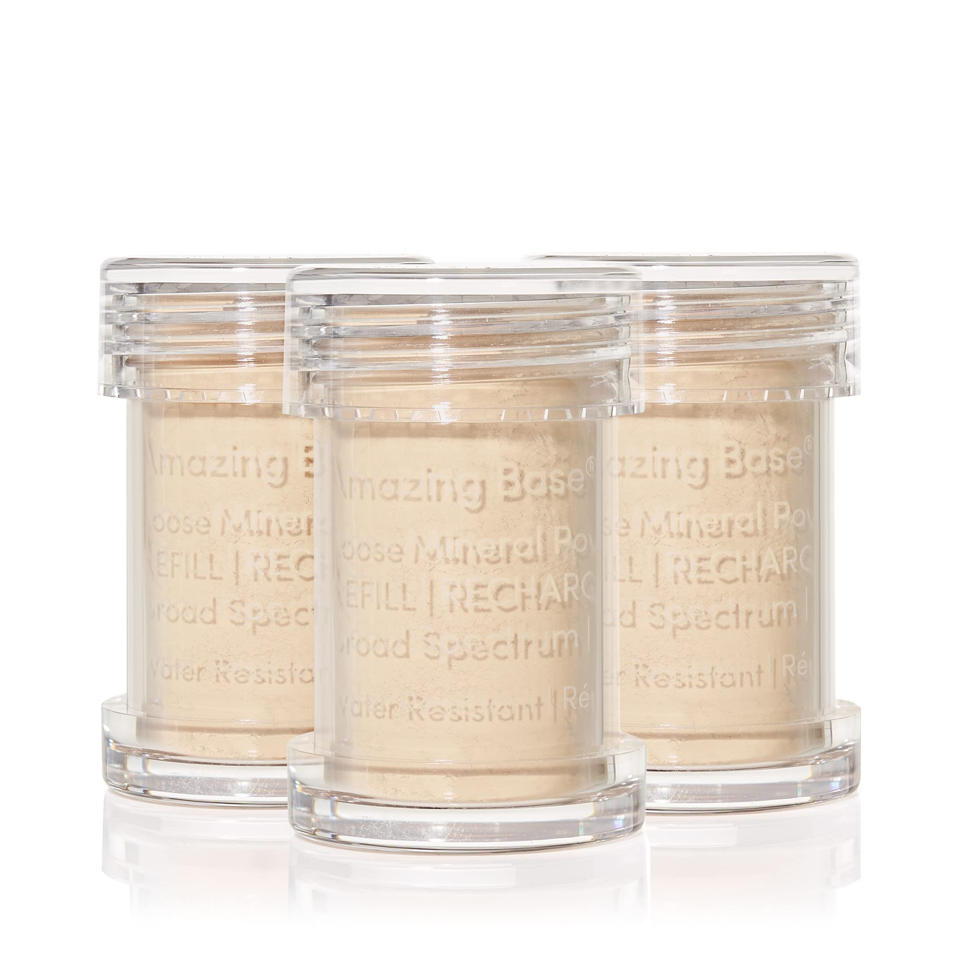 Jane Iredale Amazing Base Loose Mineral Powder - SPF 20 Luminous Foundation | Oil-Free, Talc-Free & Weightless | Vegan & Cruelty-Free Makeup for Flawless Natural Coverage | Perfect for Daily Wear & Sensitive Skin
