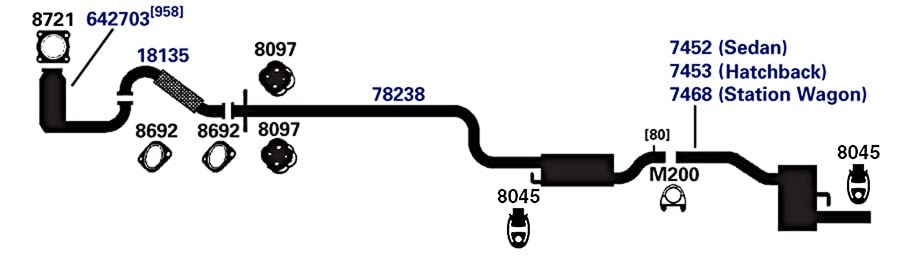 AP Exhaust Pipe 78238 - Durable Performance for Cars & Trucks