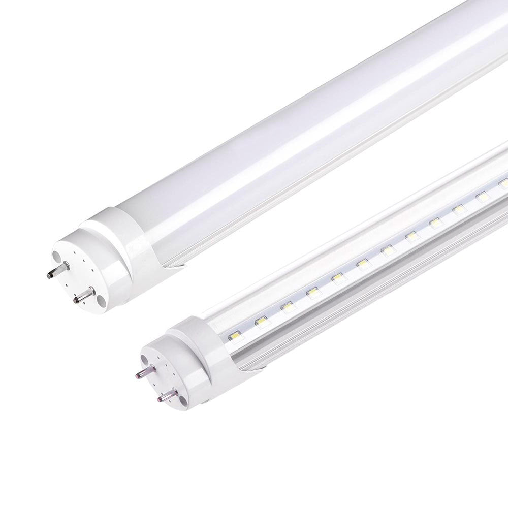 18W T8 4FT 6500K Daylight LED Tube Light - Energy Efficient Fluorescent Replacement for Home, Office & Garage Lighting - Bright White Light Bulbs for Ceiling Fixtures, Workshops and Commercial Spaces