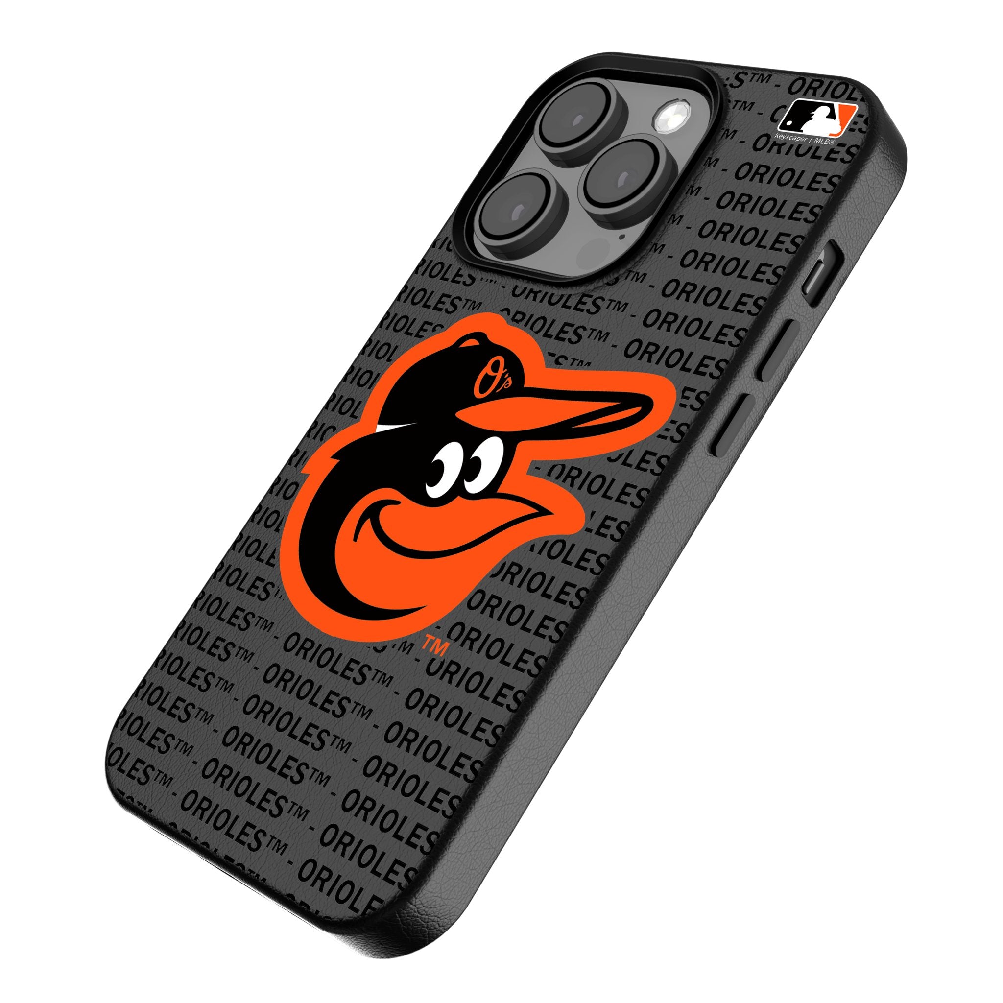 Baltimore Orioles Text Backdrop MagSafe Compatible Phone Case for iPhone 14/13/12 Pro Max - Durable Protective Cover for Baseball Fans, Game Day & Everyday Use