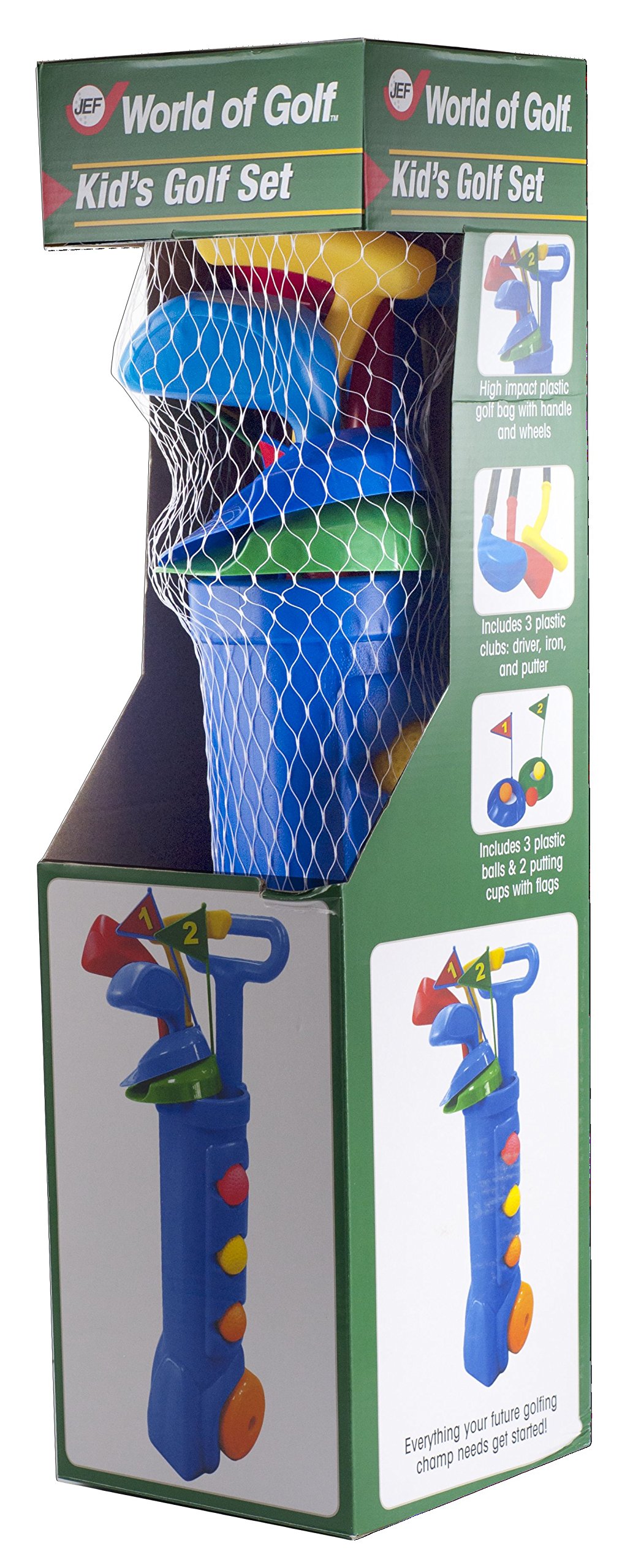 **Kids Golf Set - Plastic Golf Clubs & Accessories for Children - Perfect for Backyard Play, Birthday Gifts & Junior Golf Training**