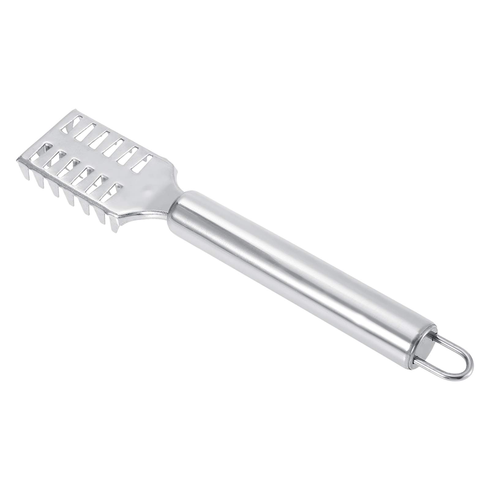 Kuuleyn Fish Scale Remover - Stainless Steel Brush for Easy Fish Cleaning | Kitchen Tool with Buckle Design