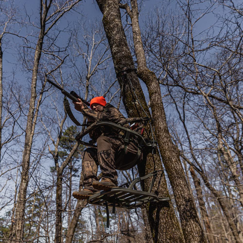 Summit Treestands Viper SD Climbing Treestand - Lightweight Hunting Stand with Comfortable Seat | Camouflage Pattern for Deer Hunting & Outdoor Adventures