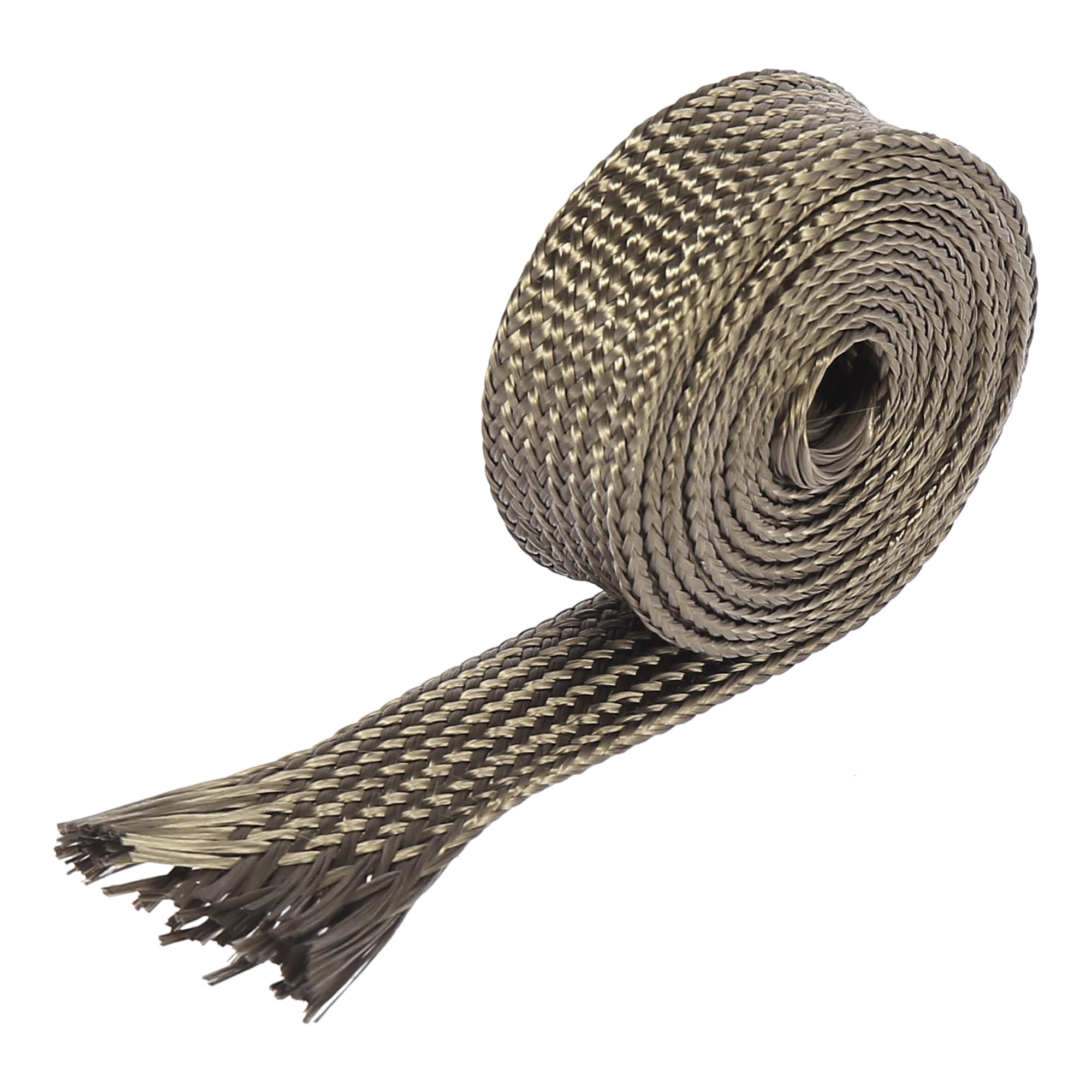 X AUTOHAUX Fiberglass Heat Shield Sleeve - High Temperature Wire Protection (3.2ft, 12mm/1/2