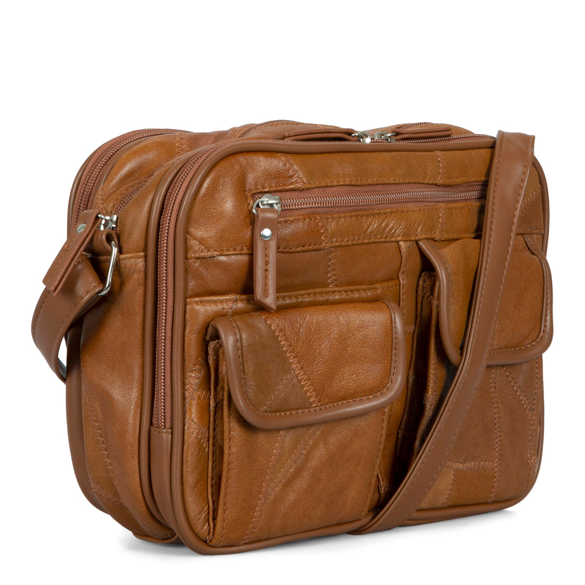 RFID Blocking Leather Crossbody Bag for Women - Anti-Theft Travel Purse with Adjustable Strap - Perfect for Shopping, Commuting & Travel
