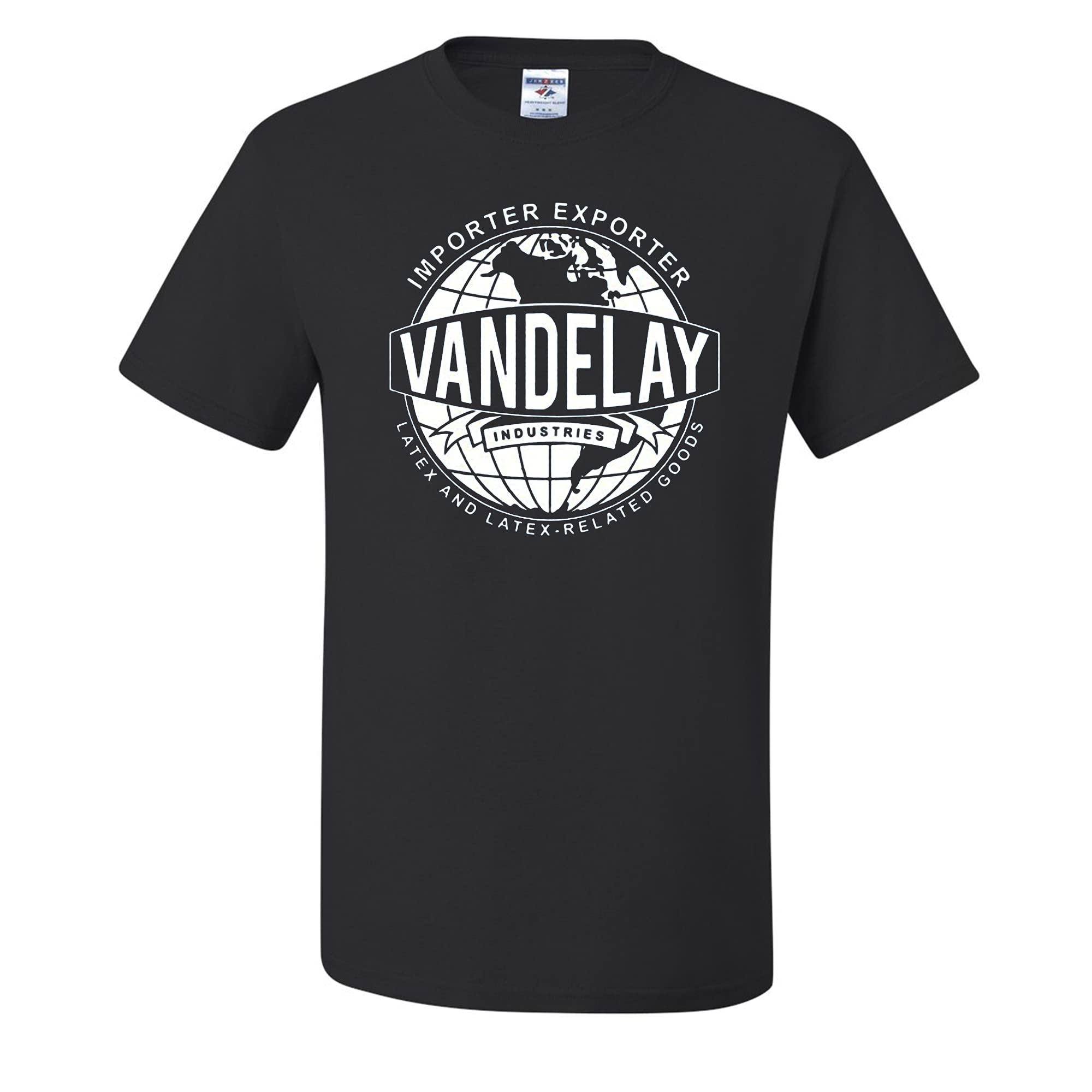 Wild Custom Apparel - Vandelay Industries Latex George Costanza Men's T-Shirts | Funny Seinfeld TV Show Merchandise for Fans & Collectors