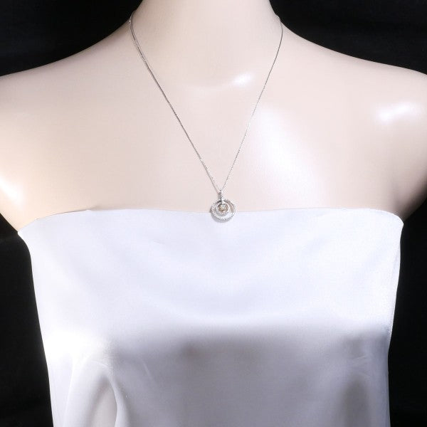 18K Yellow Gold and White Gold Diamond Necklace - 0.23ct Yellow Diamond & 0.40ct White Diamond Pendant | Elegant Jewelry Gift for Women, Anniversary, Wedding, and Special Occasions