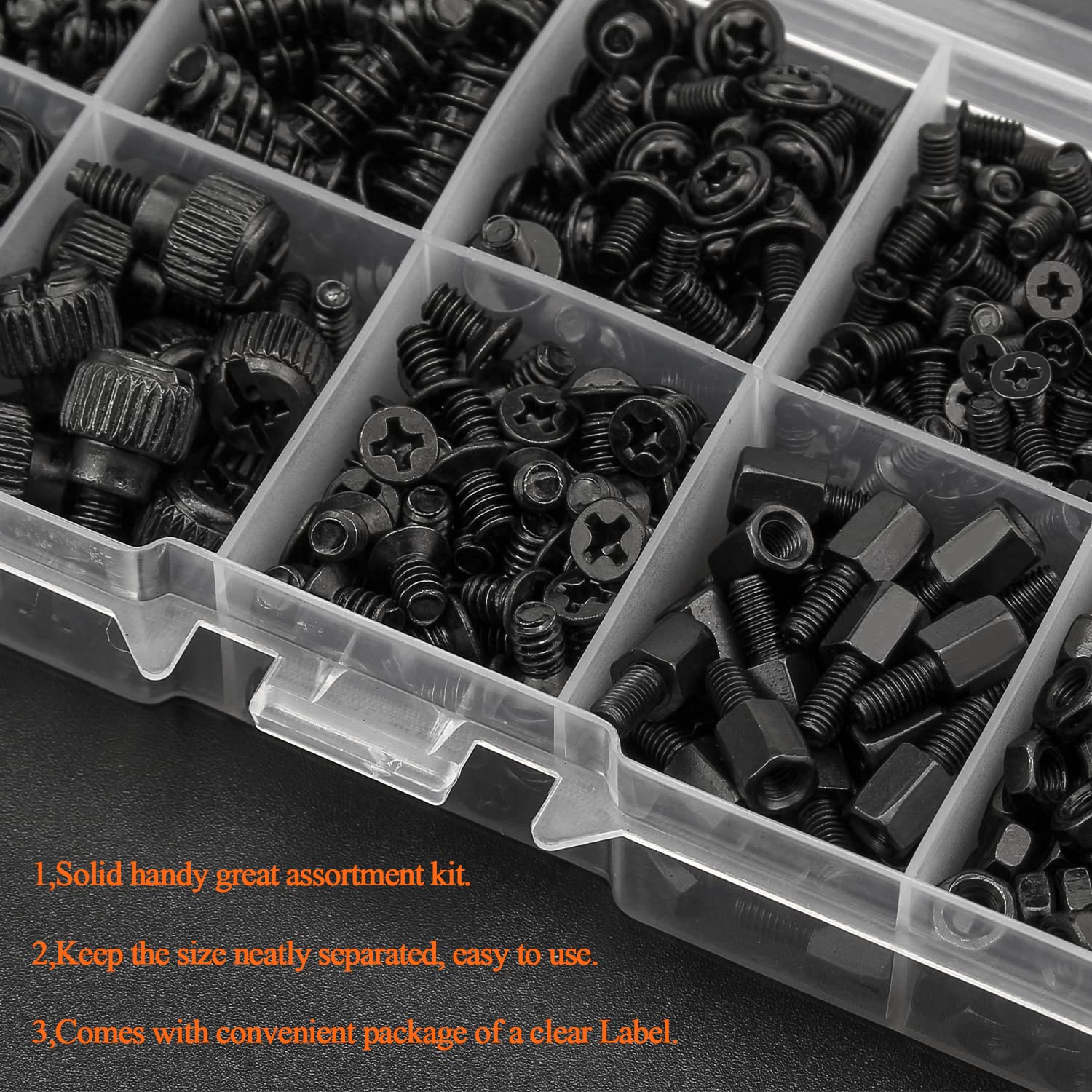 480-Piece Computer Standoffs & Screws Assortment Kit - Compatible with 2.5