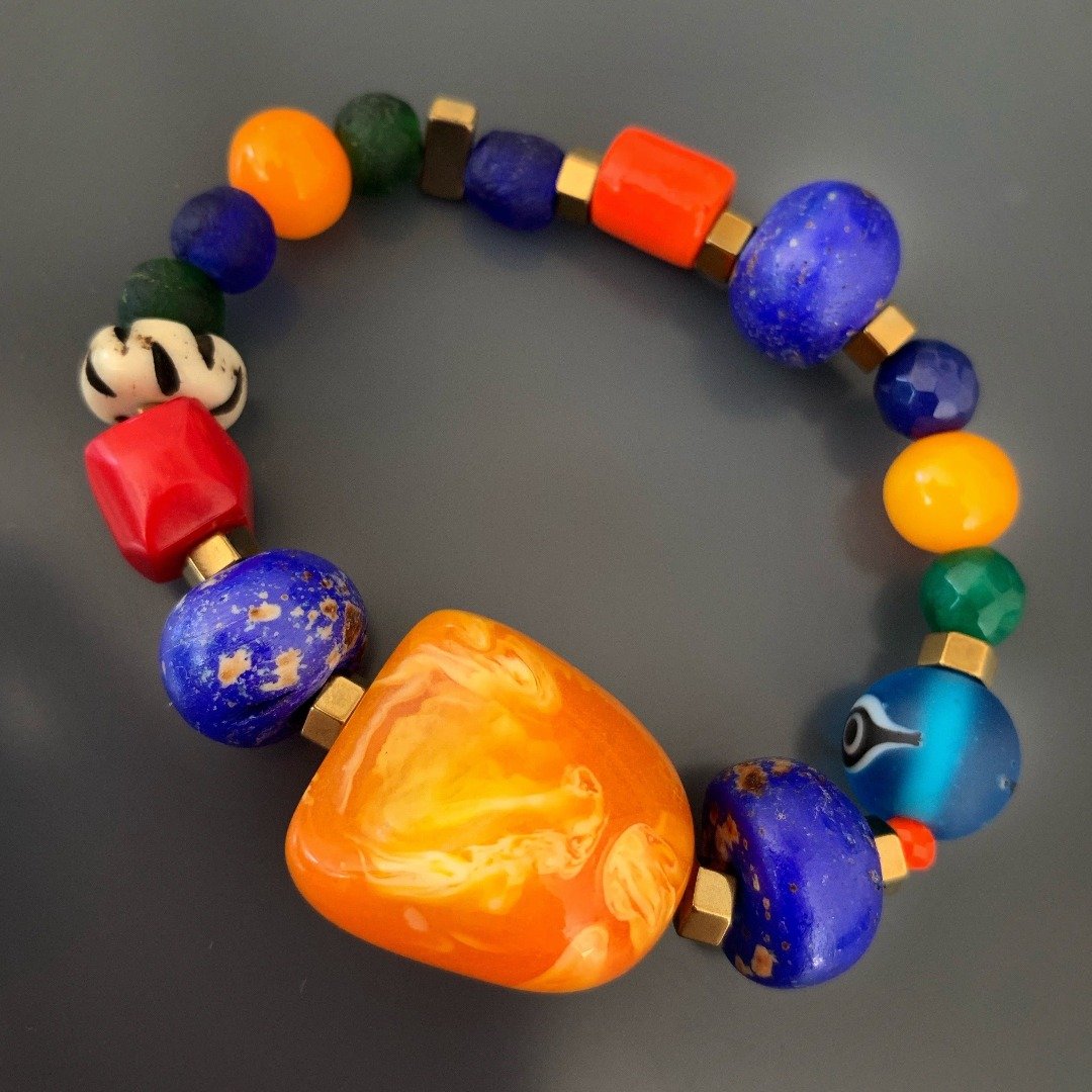 Evil Eye Beaded Bracelet for Women - Multicolor Protection Charm Jewelry for Good Luck & Positive Energy | Perfect for Gifts, Everyday Wear & Spiritual Healing