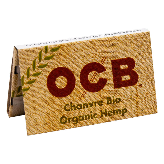 OCB Organic Hemp Rolling Papers - Premium Double Wide Cones for Smooth Smoking | Perfect for Rolling Tobacco, Herbs & CBD | Ideal for Home Use, Travel & Outdoor Activities