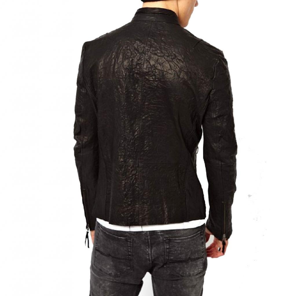 X-Men Men's Leather Jacket A453 - Premium Faux Leather Motorcycle Jacket for Cosplay & Halloween Costume - Perfect for Comic Con, Themed Parties & Superhero Fans