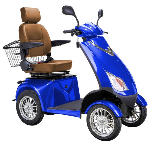 Premium Platinum Bariatric 4-Wheel Mobility Scooter for Heavy Adults - Heavy Duty Electric Wheelchair for Indoor & Outdoor Use - Ideal for Shopping, Travel, and Daily Mobility Assistance